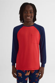 Pyjama 2 pièces graphique 2/40$ – Ado garçon && ROUGE
