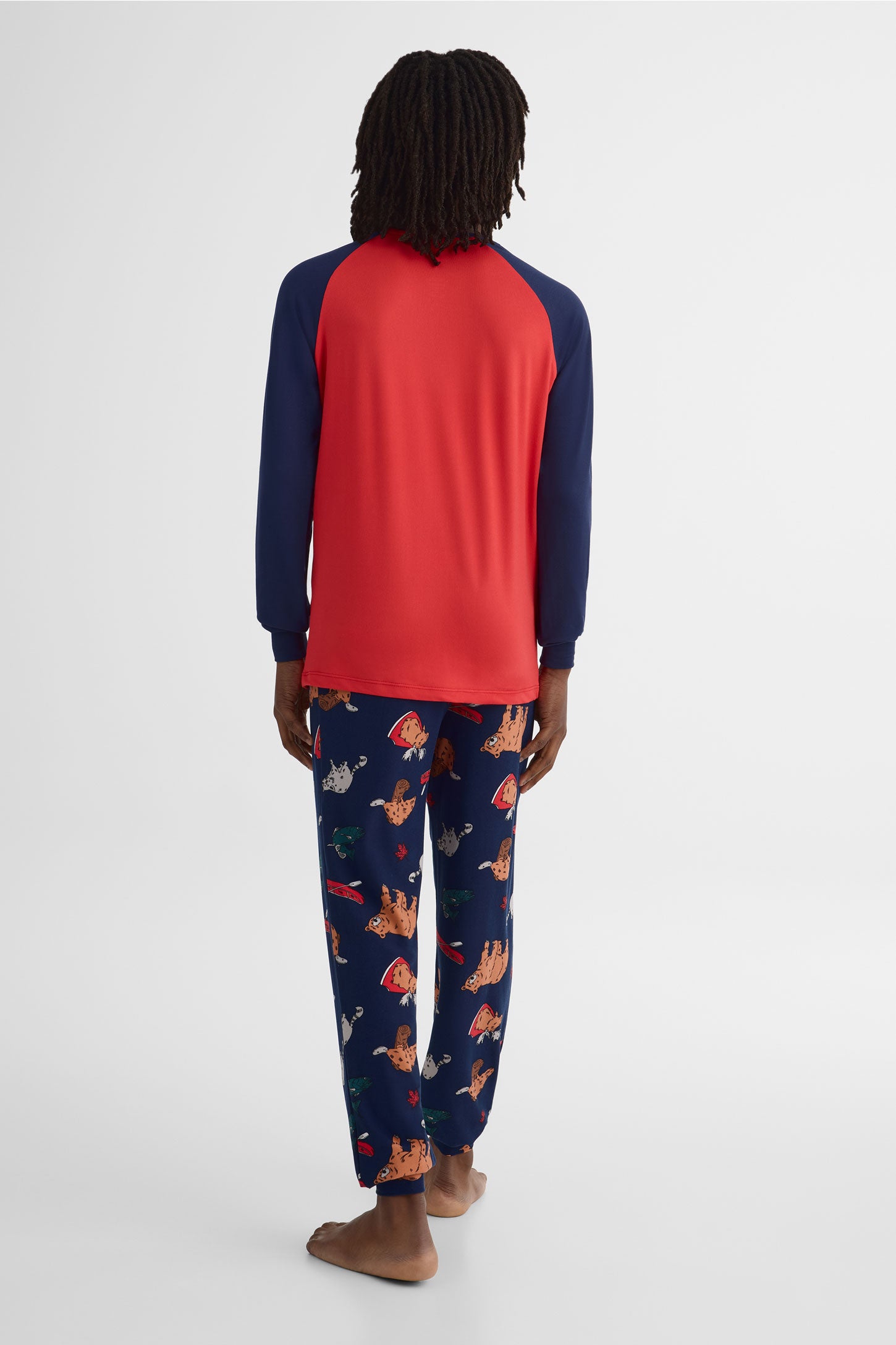 Pyjama 2 pièces graphique 2/40$ – Ado garçon && ROUGE