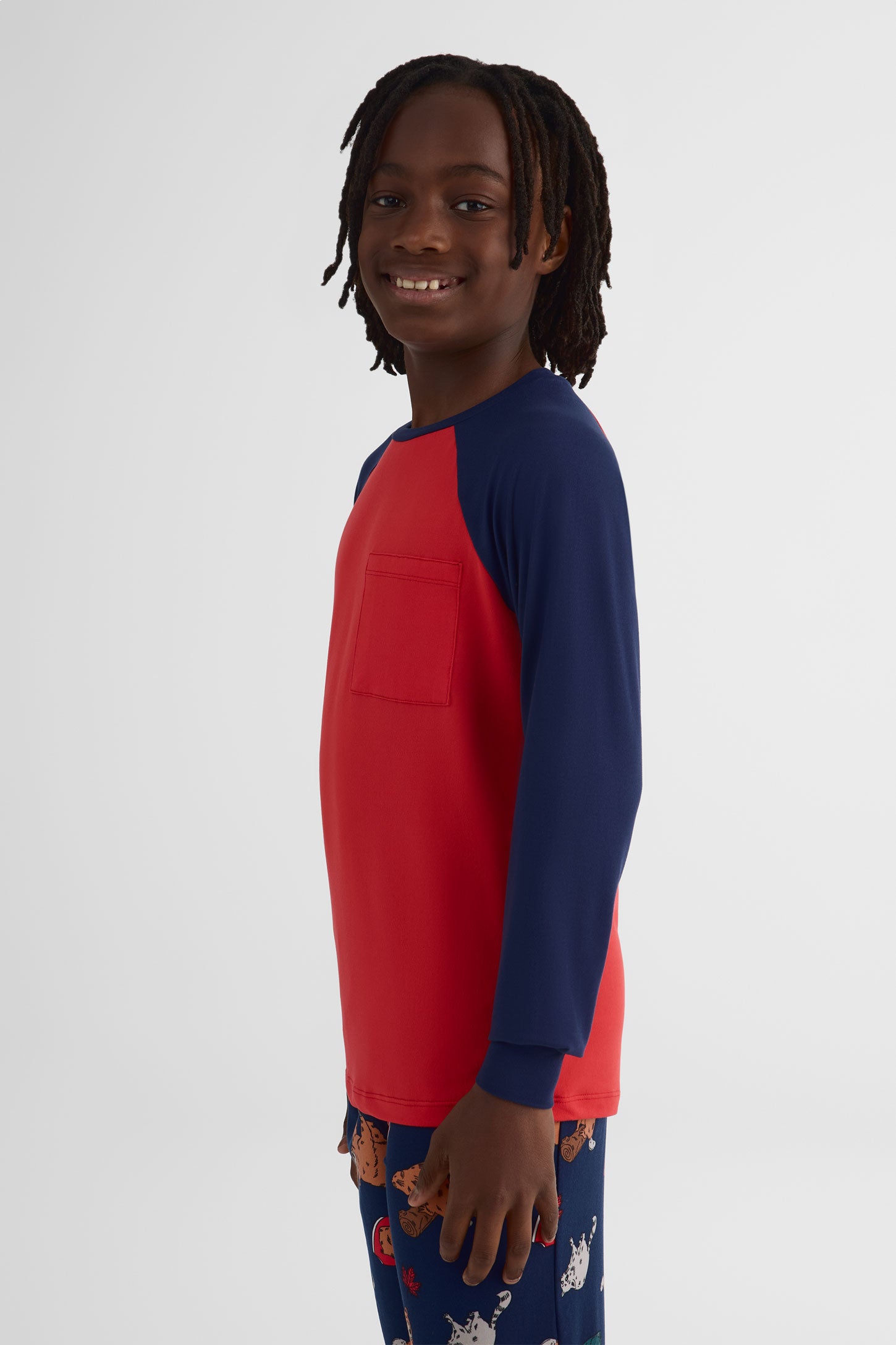 Pyjama 2 pièces graphique 2/40$ – Ado garçon && ROUGE