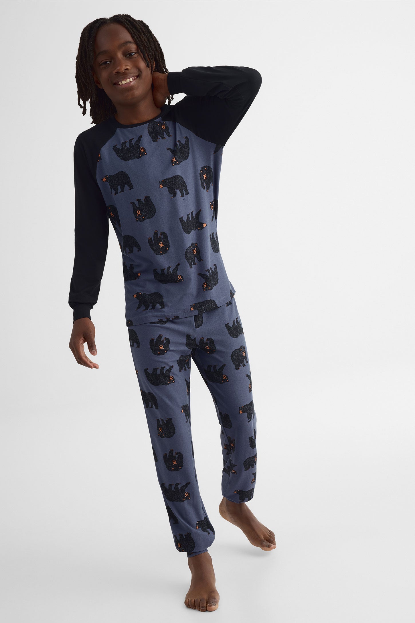 Pyjama 2 pièces graphique 2/40$ – Ado garçon && MARIN/MULTI