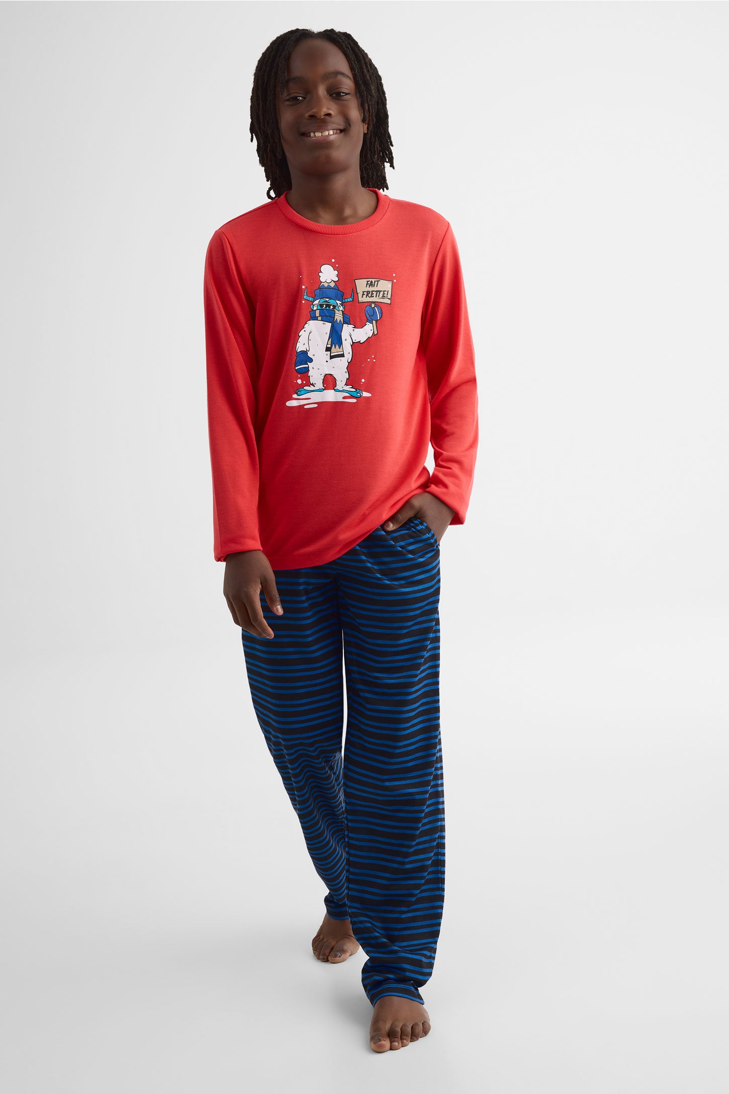 Ensemble pyjama 2 pièces 2/40$ - Ado garçon && ROUGE