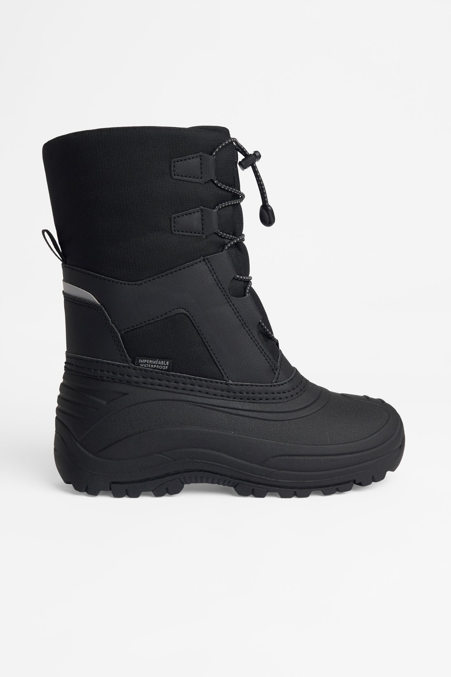 Bottes d'hiver imperméables - Ado garçon && NOIR