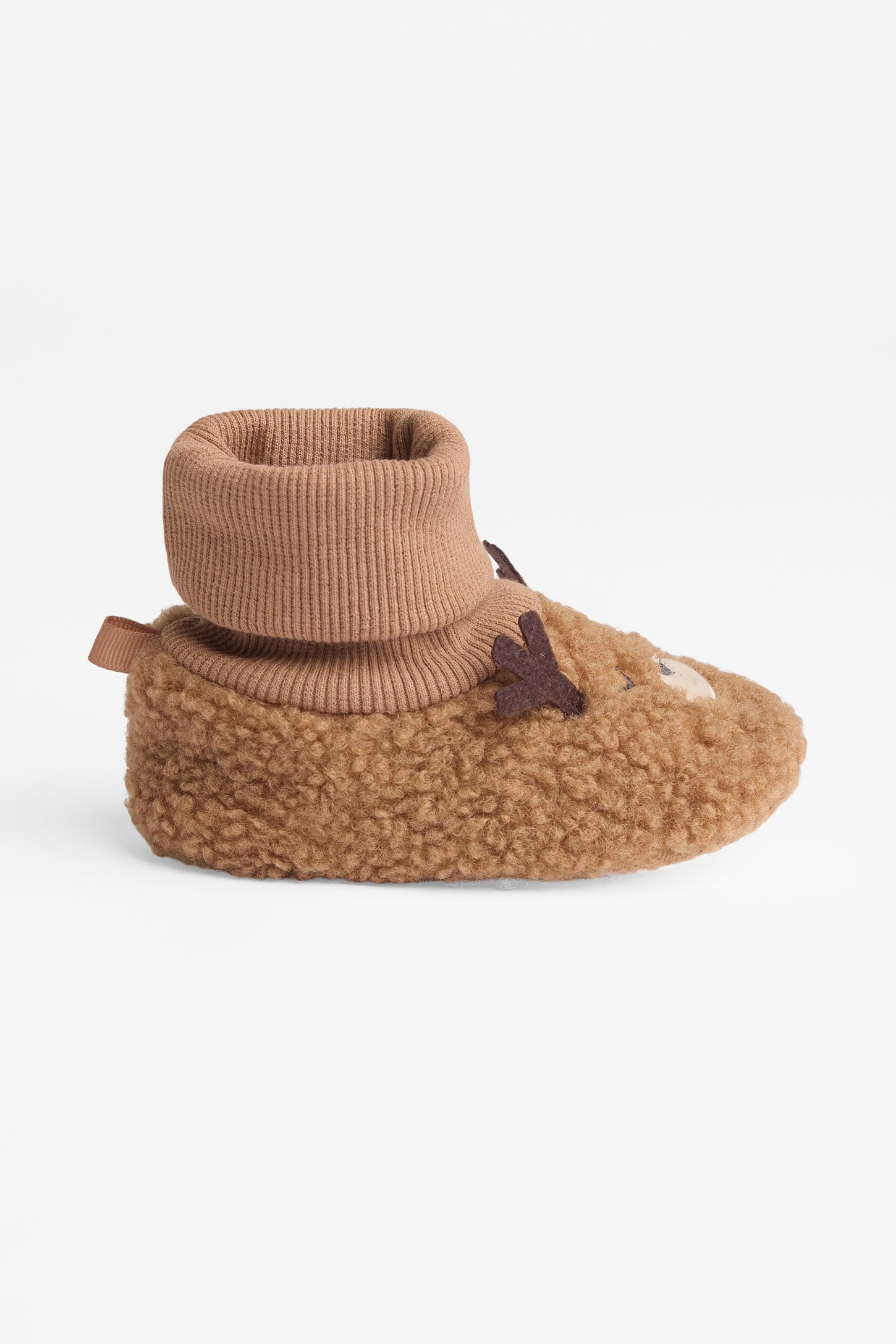 Pantoufle en plush - Bébé && BEIGE