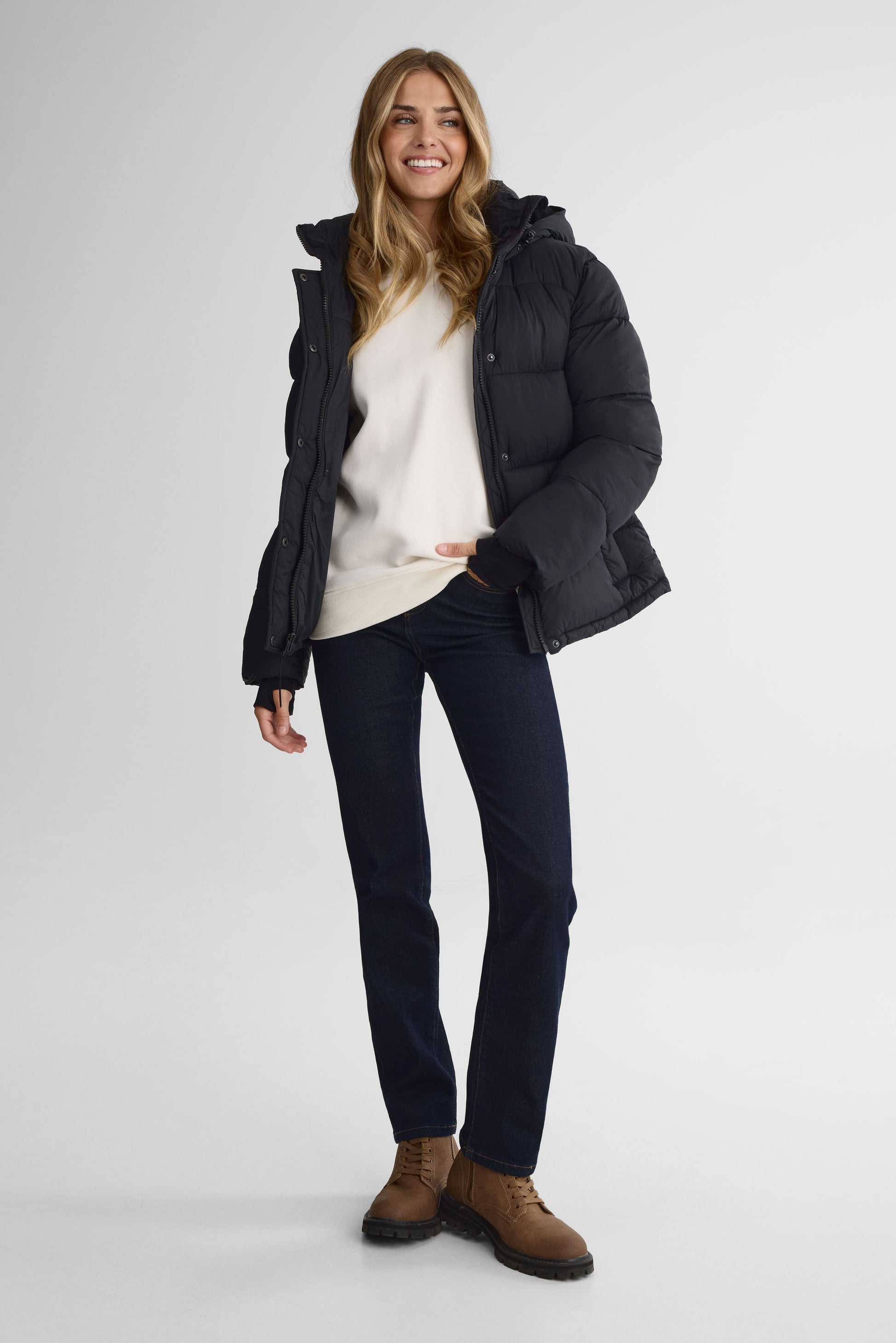 Manteau de ski isolé - Ado garçon && NOIR