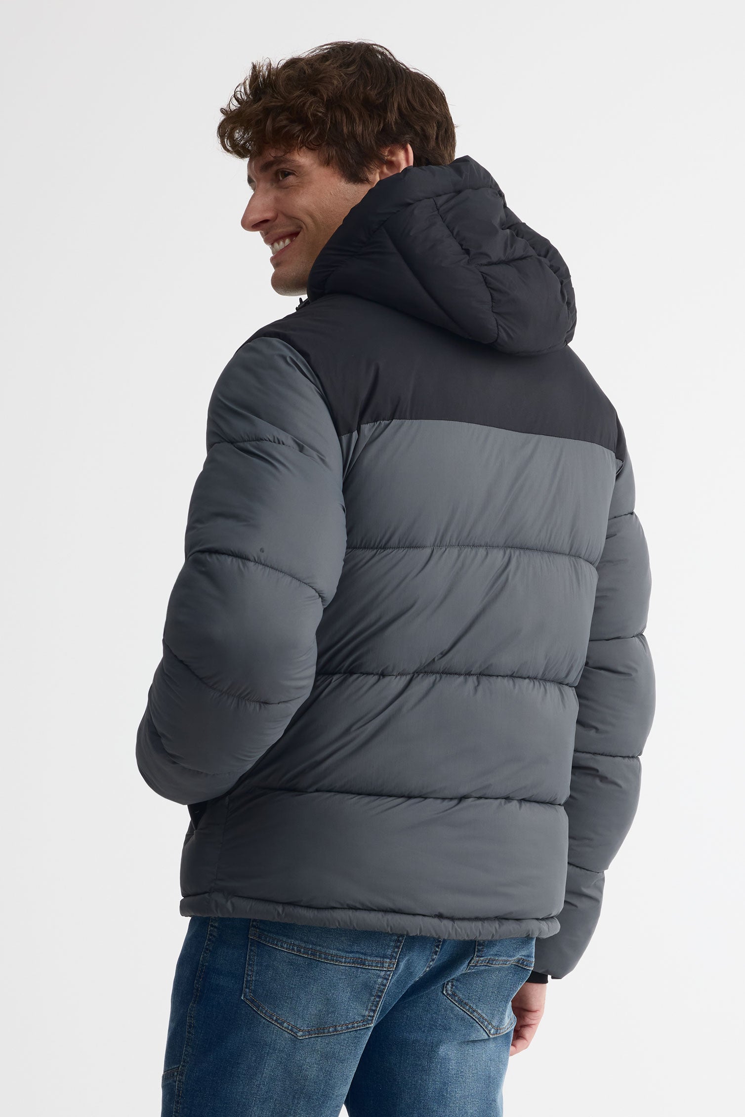 Manteau "puffer" - Homme && CHARBON
