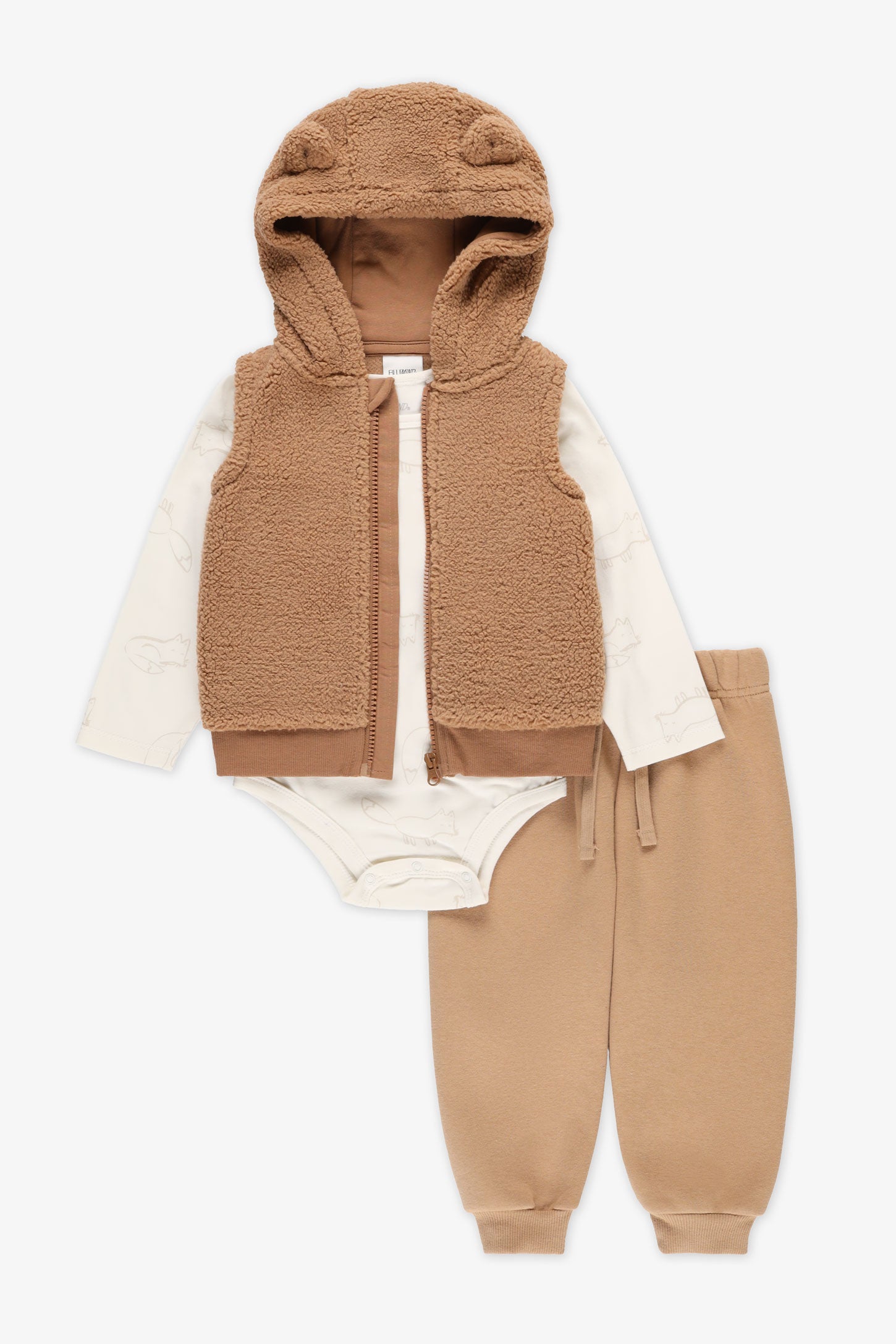 Ensemble 3 pièces - Bébé garçon && BEIGE/MULTI