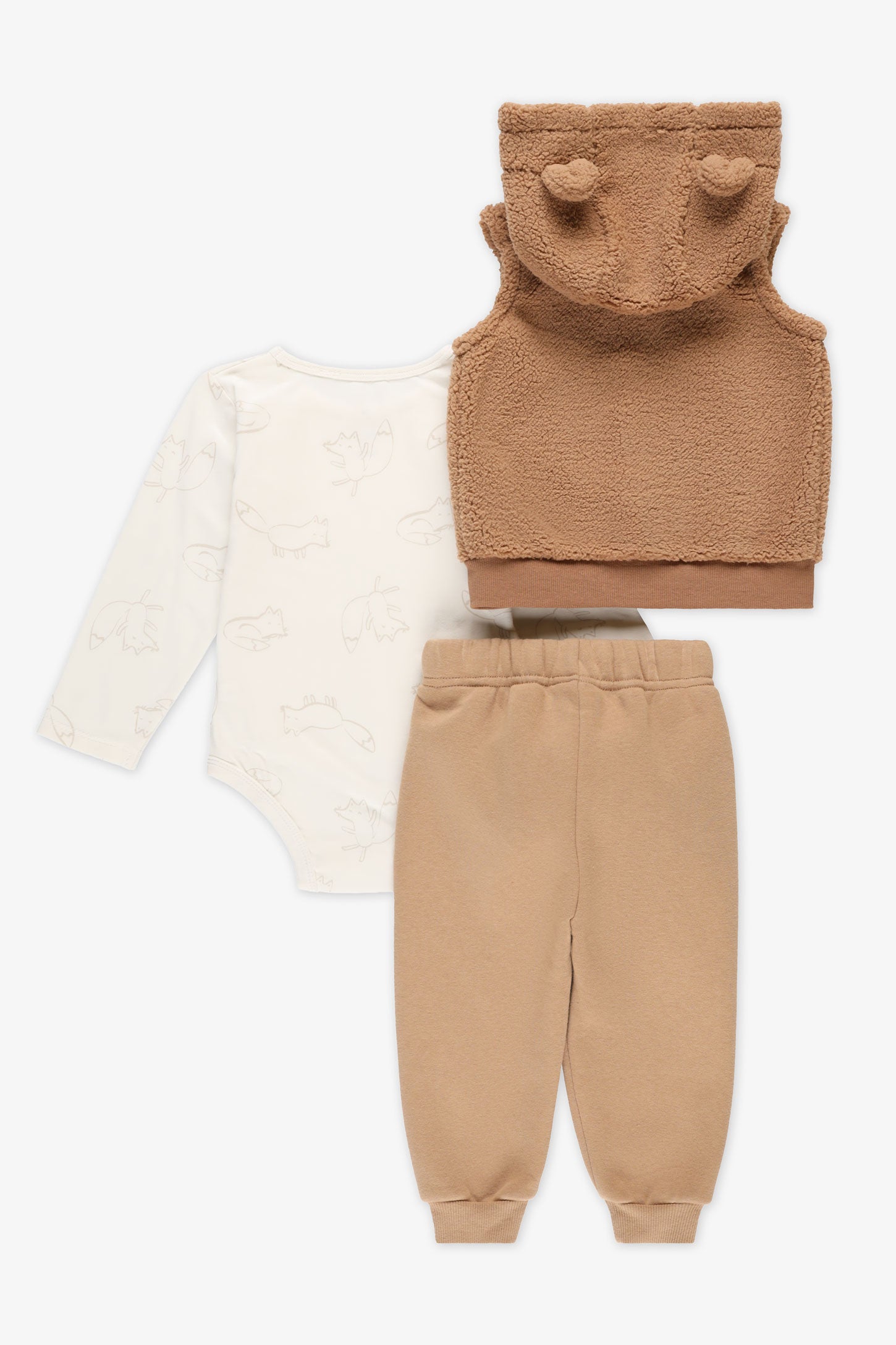 Ensemble 3 pièces - Bébé garçon && BEIGE/MULTI