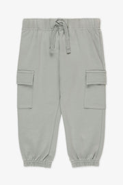 Pantalon ouaté cargo avec cordon - Bébé garçon && AQUA