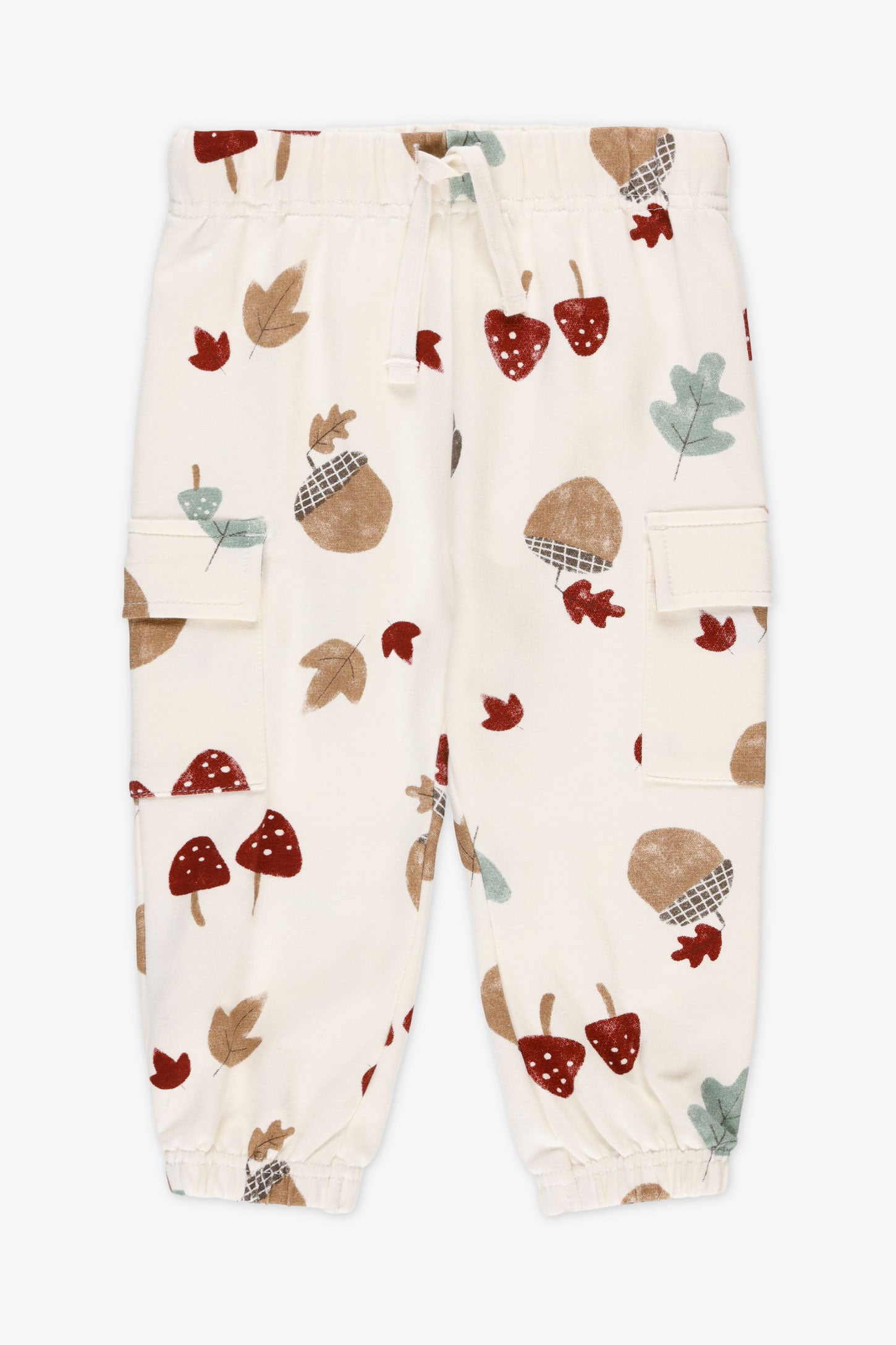 Pantalon ouaté cargo avec cordon - Bébé garçon && GRIS MULTI