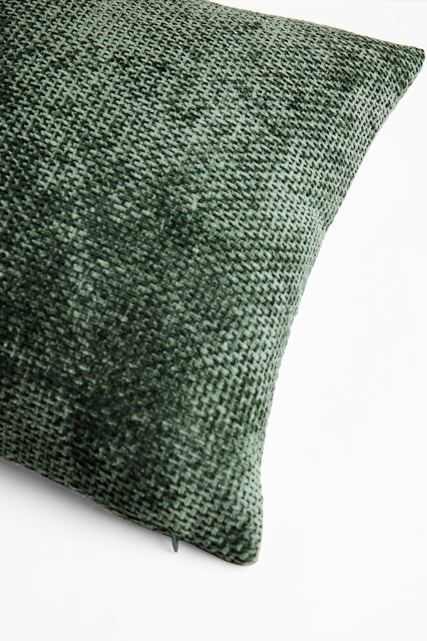 Coussin texturé 18x18 && VERT FORET