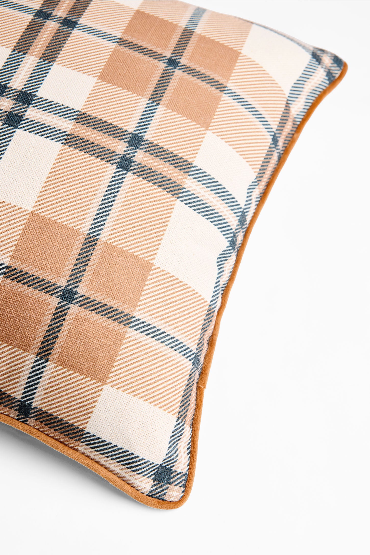 Coussin imprimé en polyester 18"x18" && BEIGE