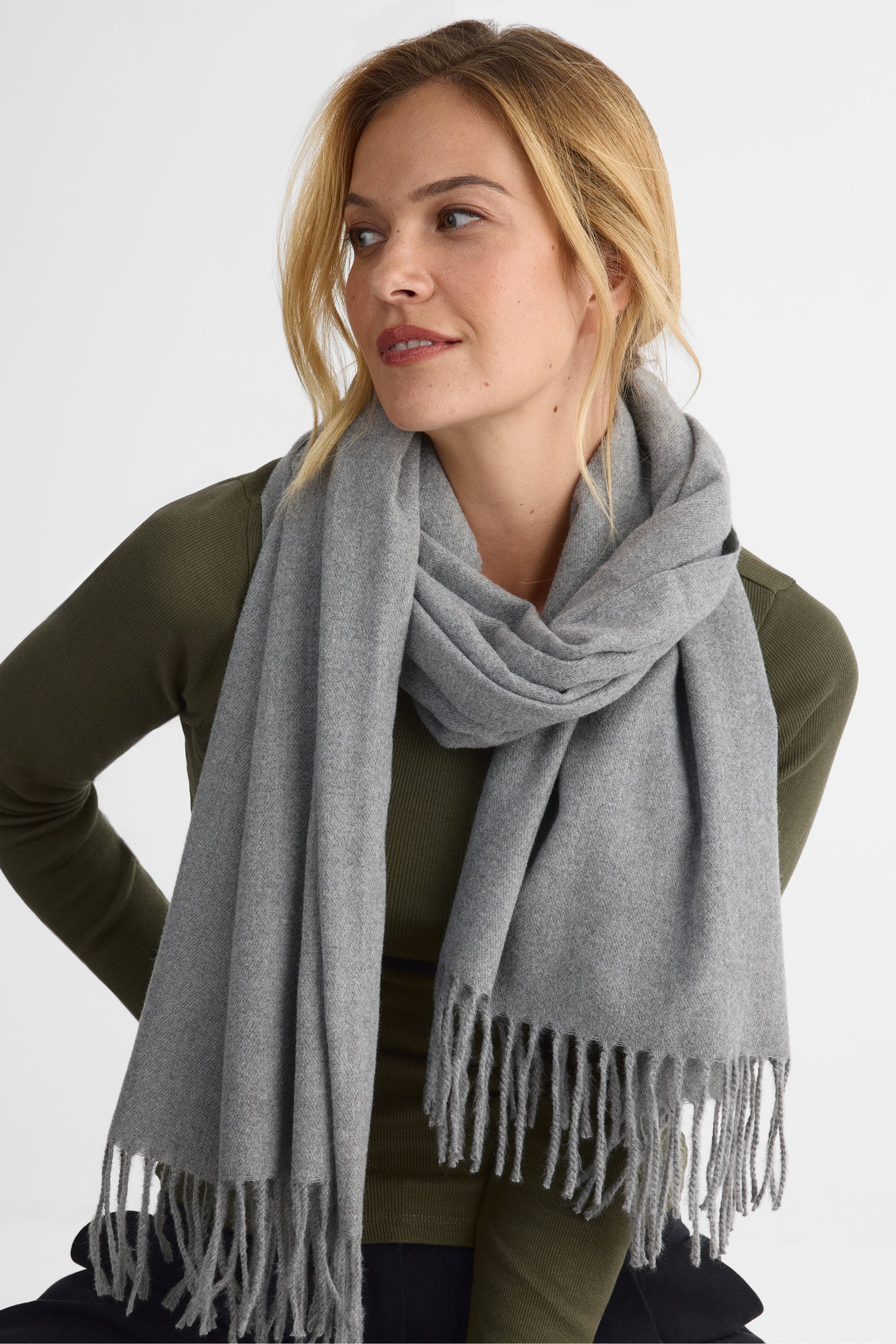 Foulard – Femme && GRIS MIXTE