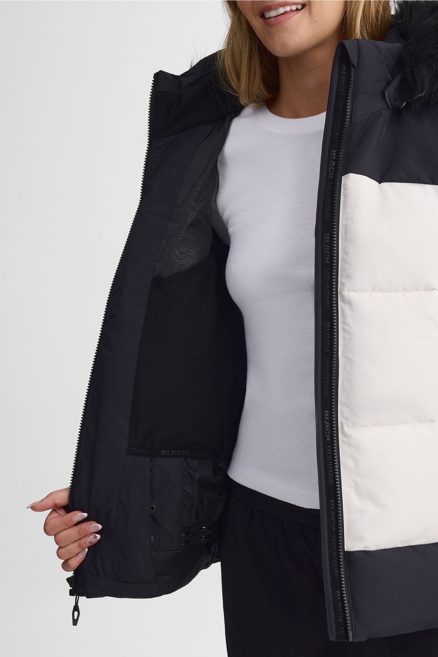 Manteau d'hiver – Femme && BLANC CASSÉ
