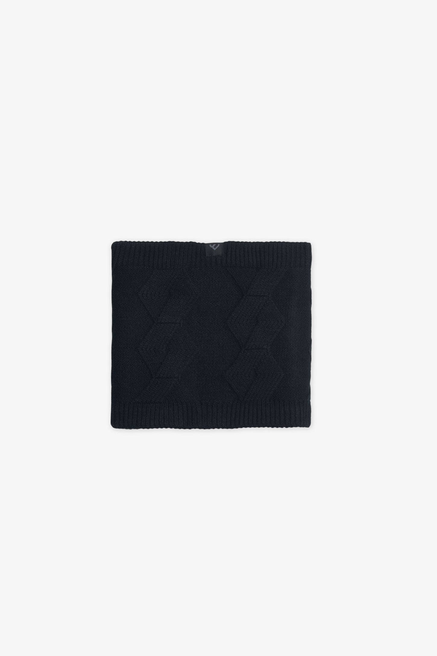 Cache-cou doublé teddy - Femme && NOIR