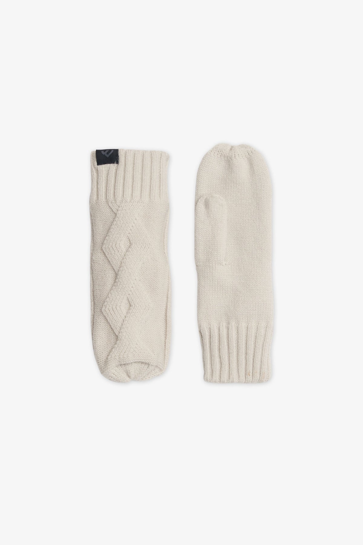 Mitaine doublée teddy - Femme && BLANC CASSÉ