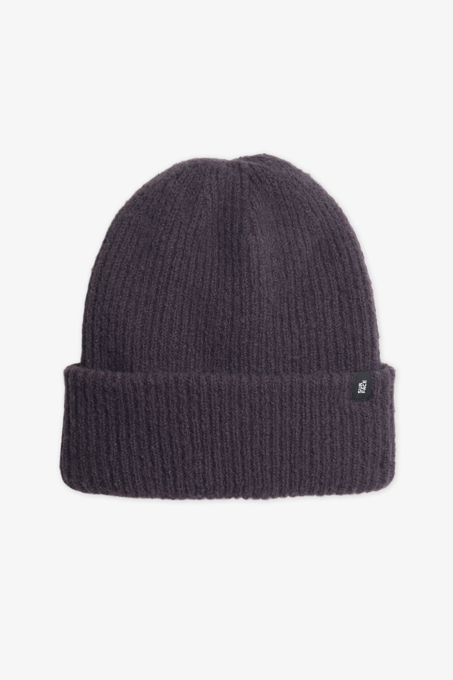 Tuque en tricot épais – Femme && CHARBON