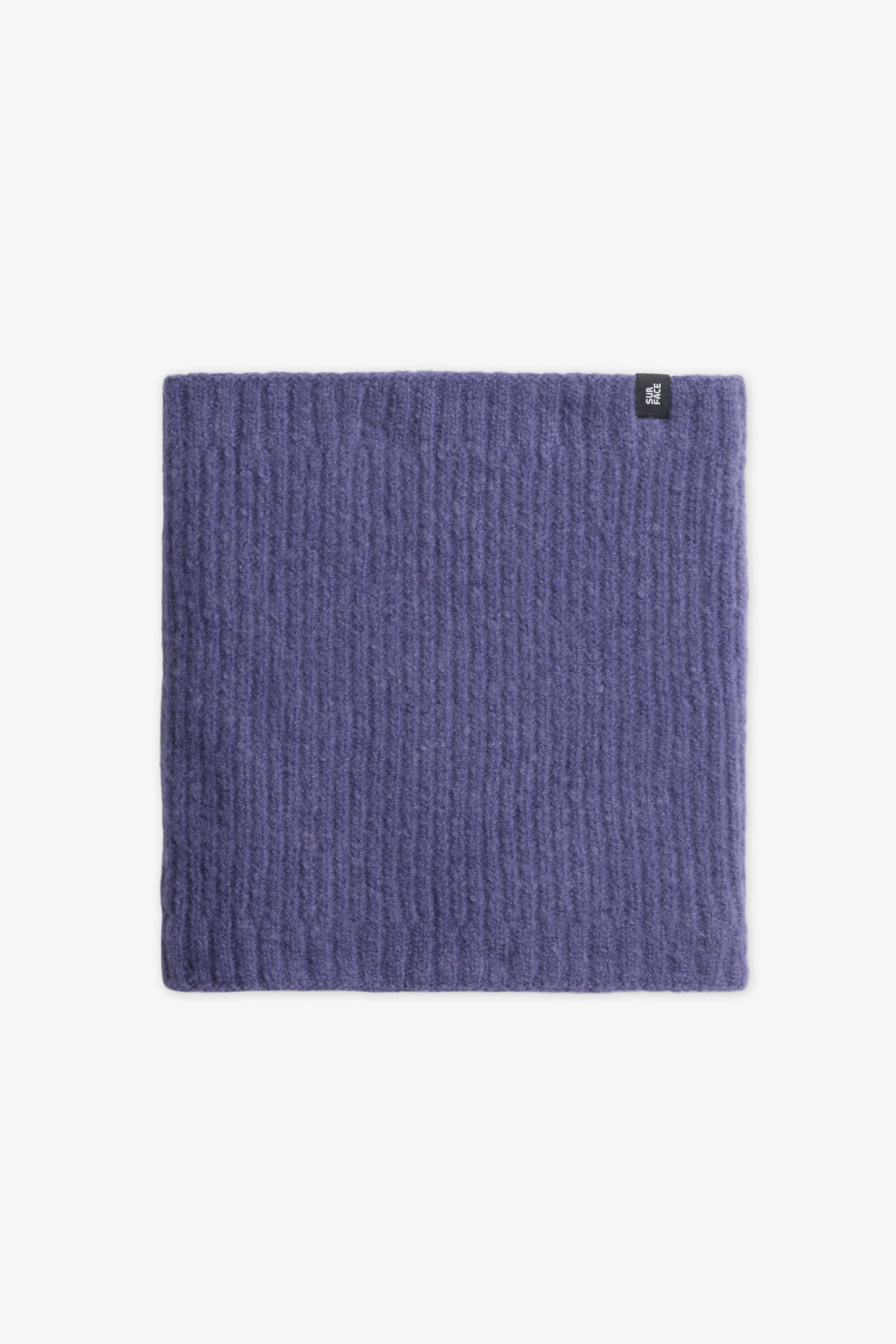 Cache-cou en tricot doublé polaire – Femme && GRIS
