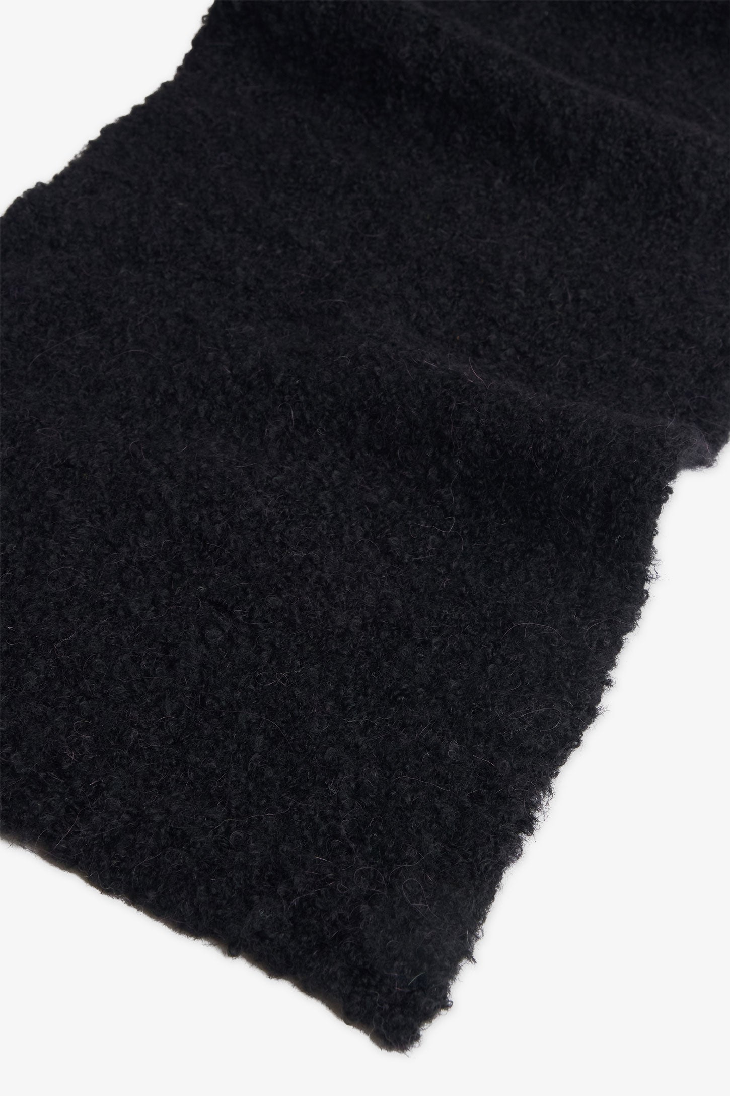 Foulard en tricot doux – Femme && NOIR