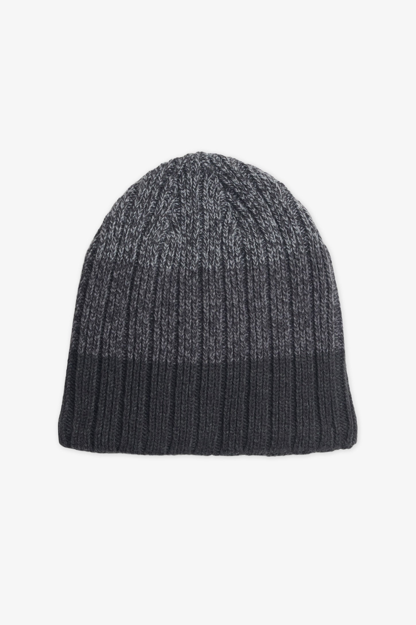 Tuque double épaisseur en tricot - Homme && CHARBON MIXTE