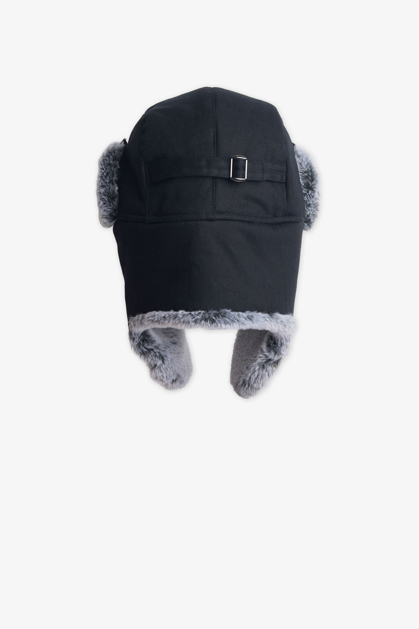 Chapeau aviateur doublé en polar – Homme && NOIR