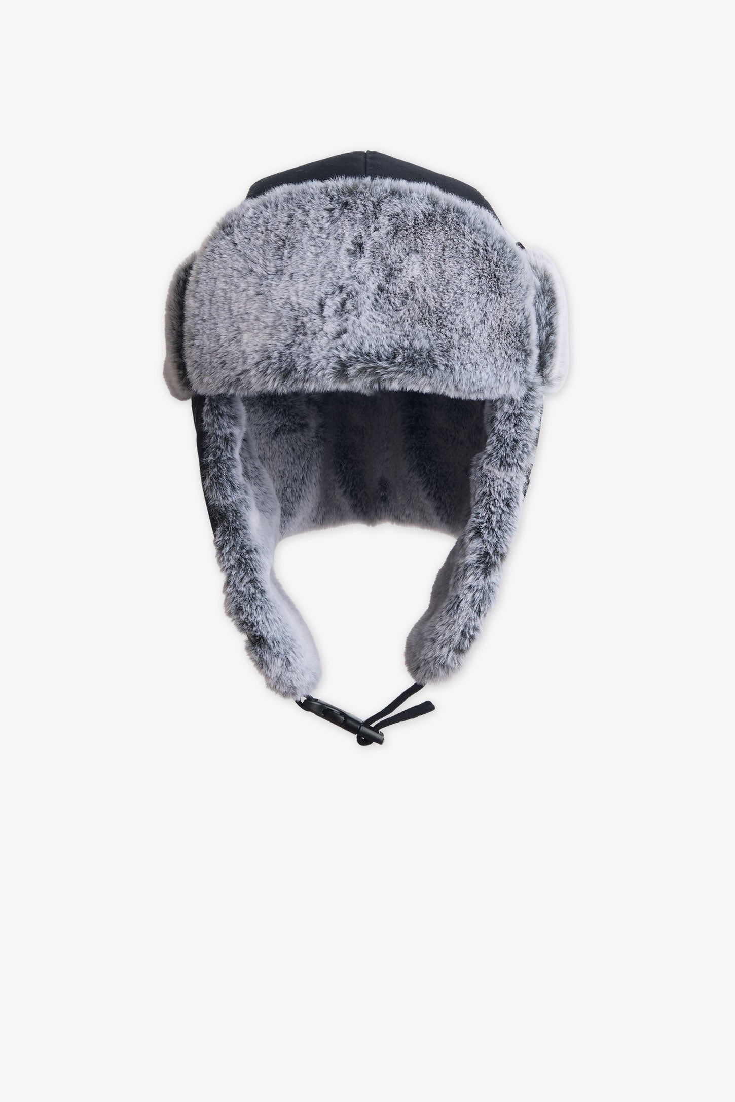 Chapeau aviateur doublé en polar – Homme && NOIR