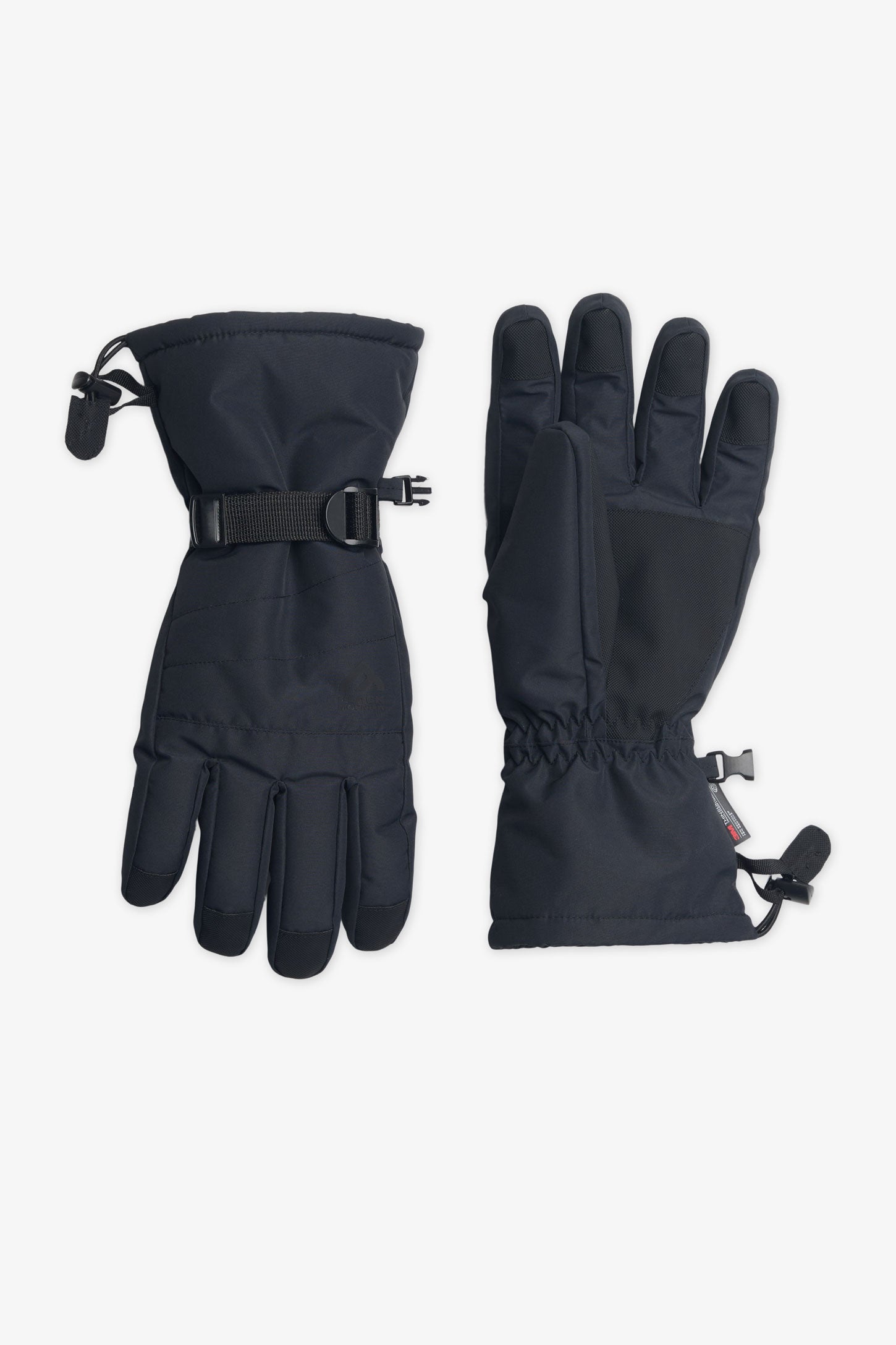 Gant de ski isolé en polyester - Homme && NOIR