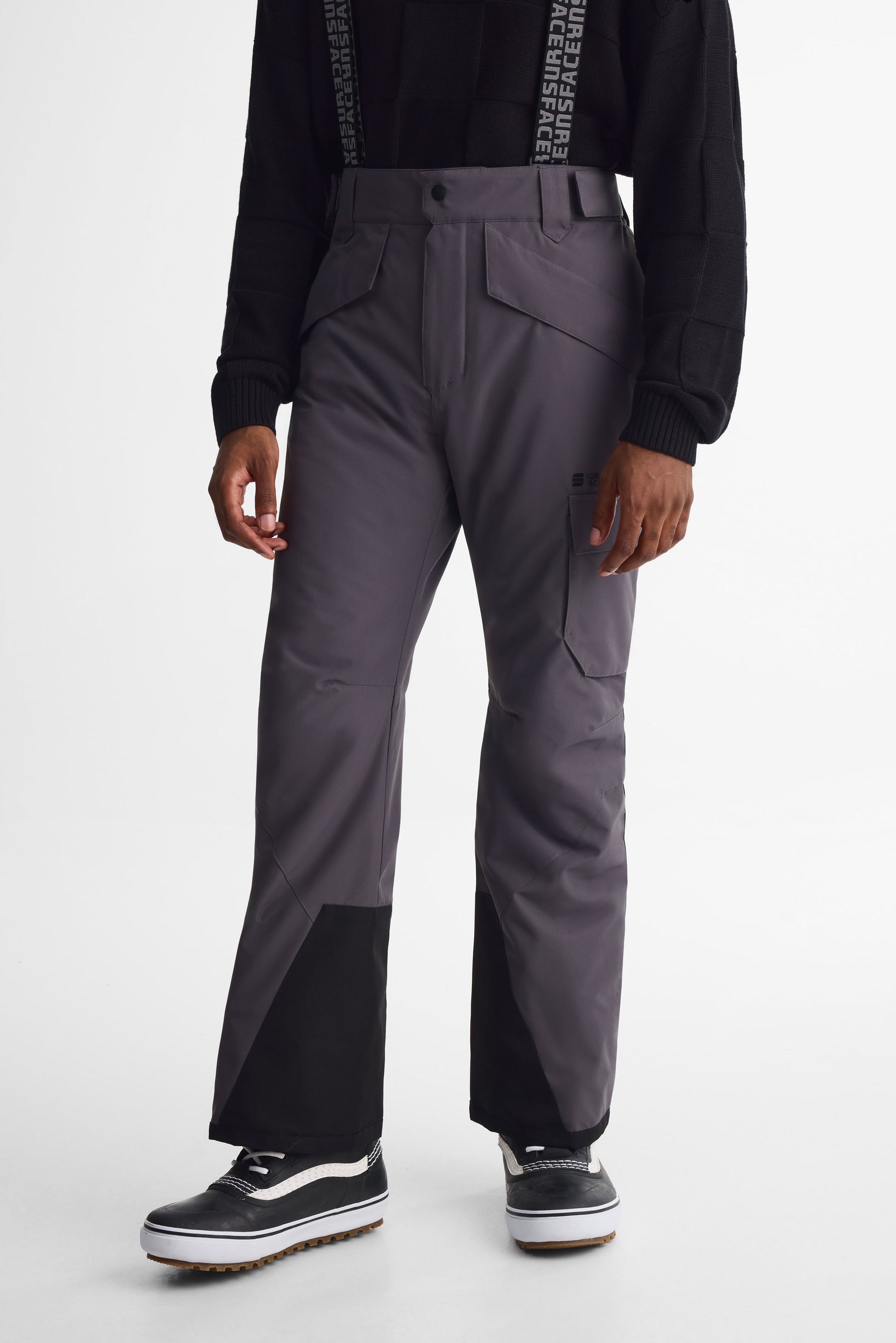 Salopette isolée imperméable - Homme && CHARBON