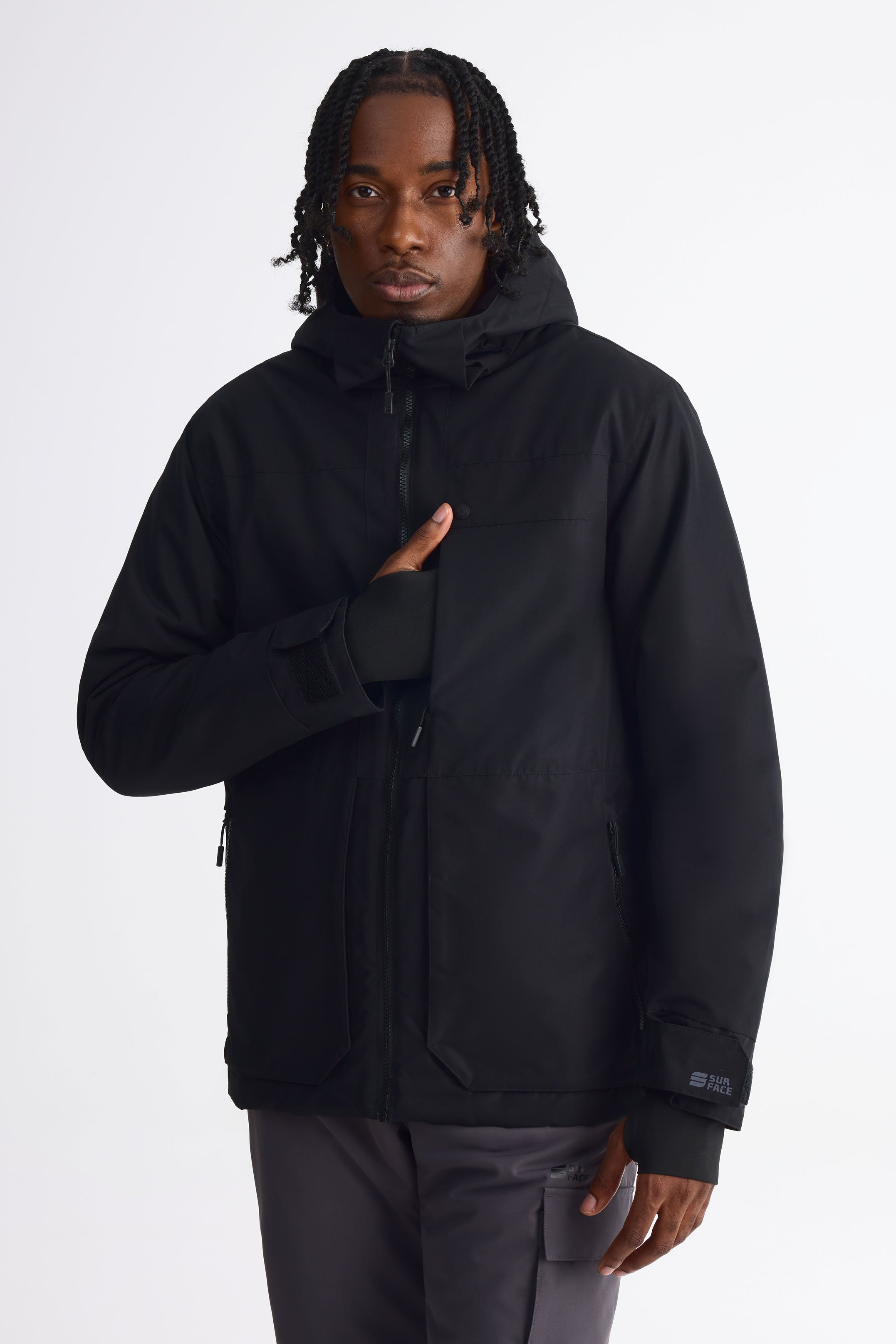 Manteau d'hiver – Homme && NOIR