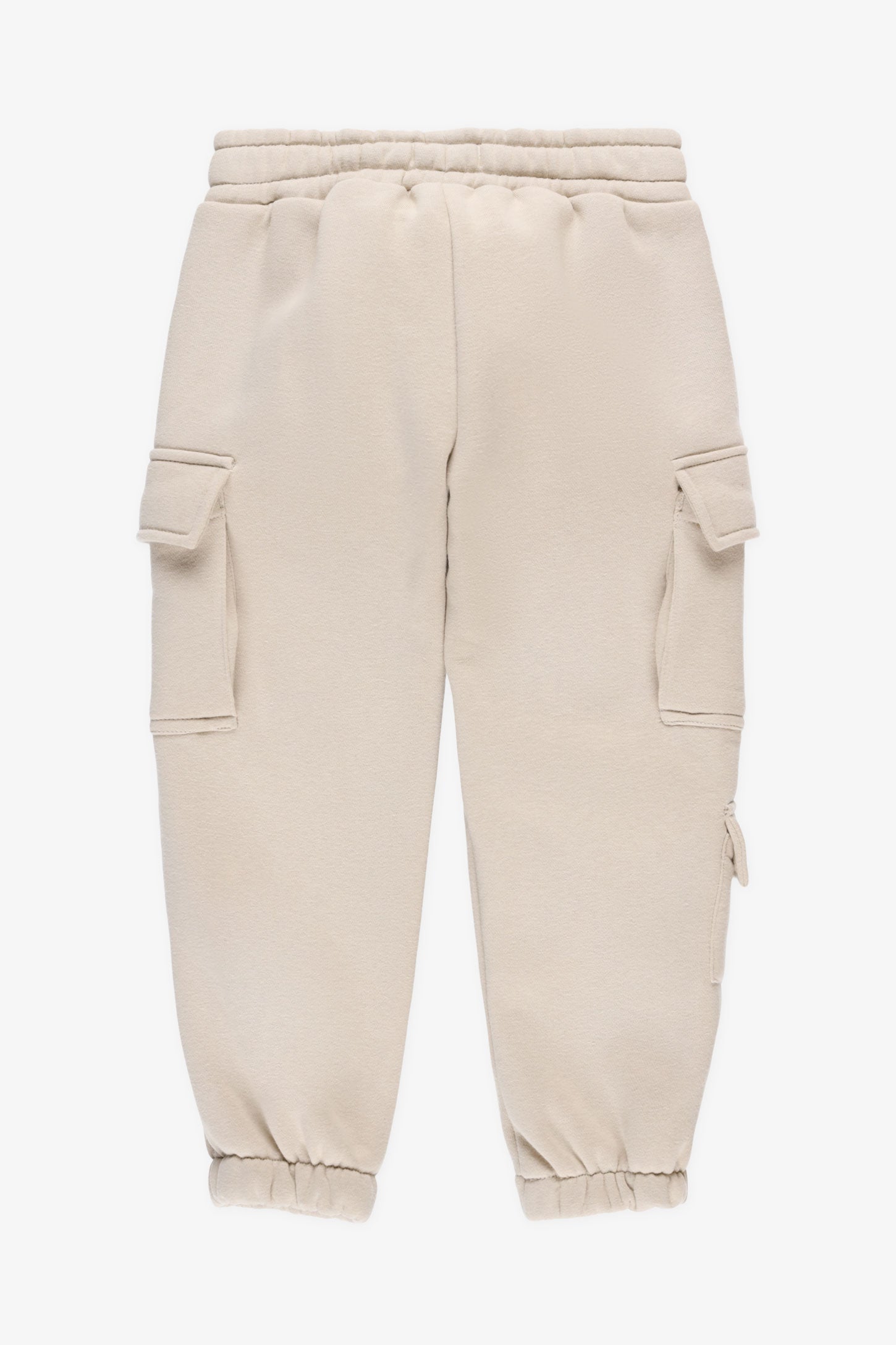 Pantalon jogger ouaté avec cordon - Enfant garçon && BEIGE