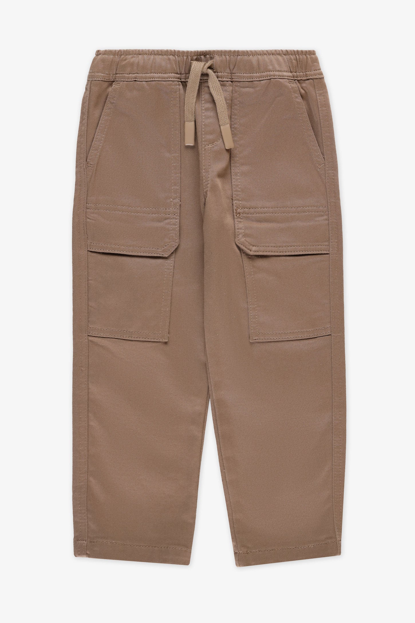 Pantalon baggy pull-on avec poches - Enfant garçon && BRUN