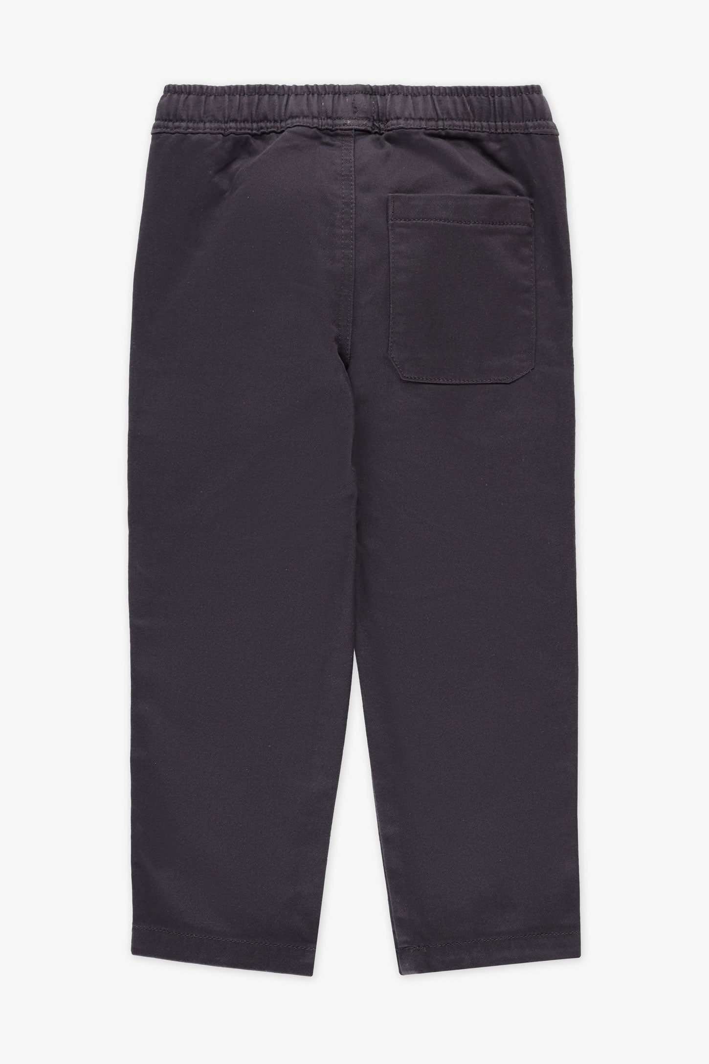 Pantalon baggy pull-on avec poches - Enfant garçon && CHARBON