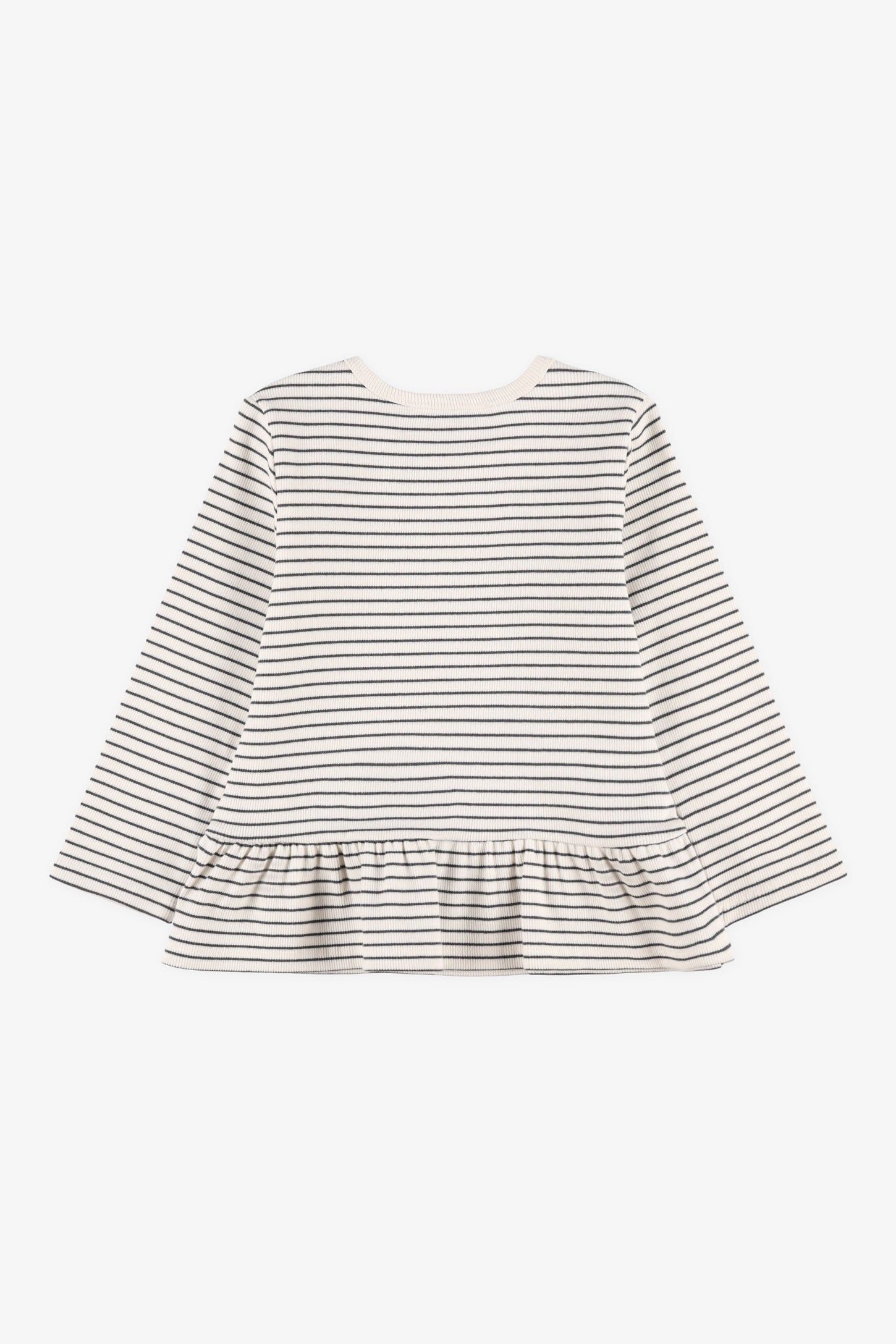 Chandail léger manches longues frills - Bébé fille && BLANC CASSÉ/MULTI