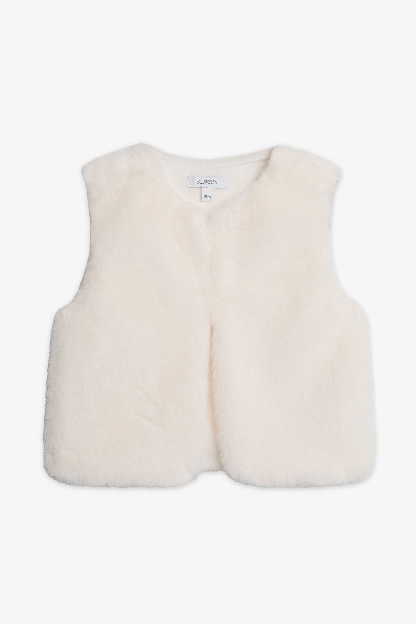 Veste en fausse fourrure - Bébé fille && BLANC CASSÉ