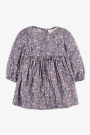 Robe manches longues à découpes - Bébé fille && GRIS MULTI