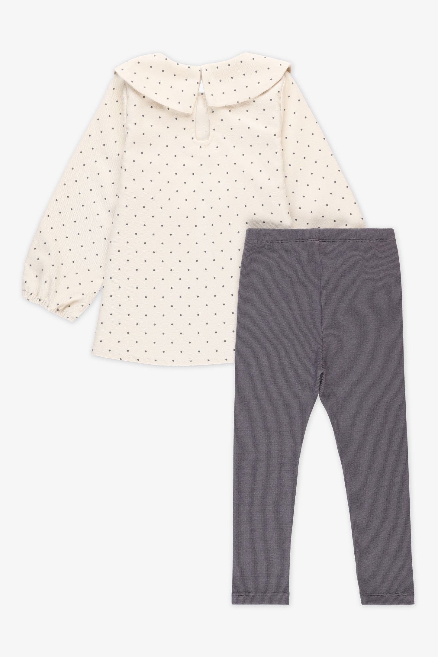 Ensemble 2 pièces, tunique et legging - Bébé fille && BEIGE/MULTI