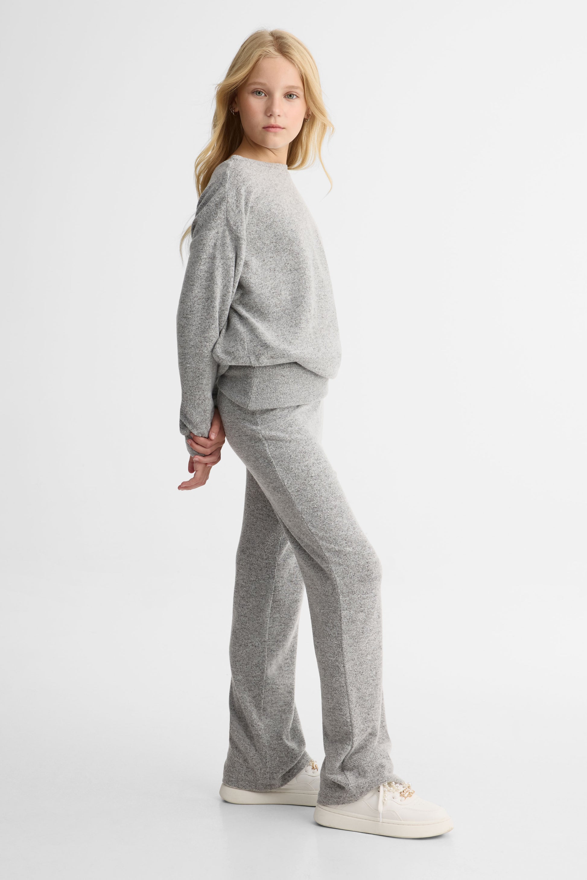 Pantalon évasé - Ado fille && GRIS MIXTE