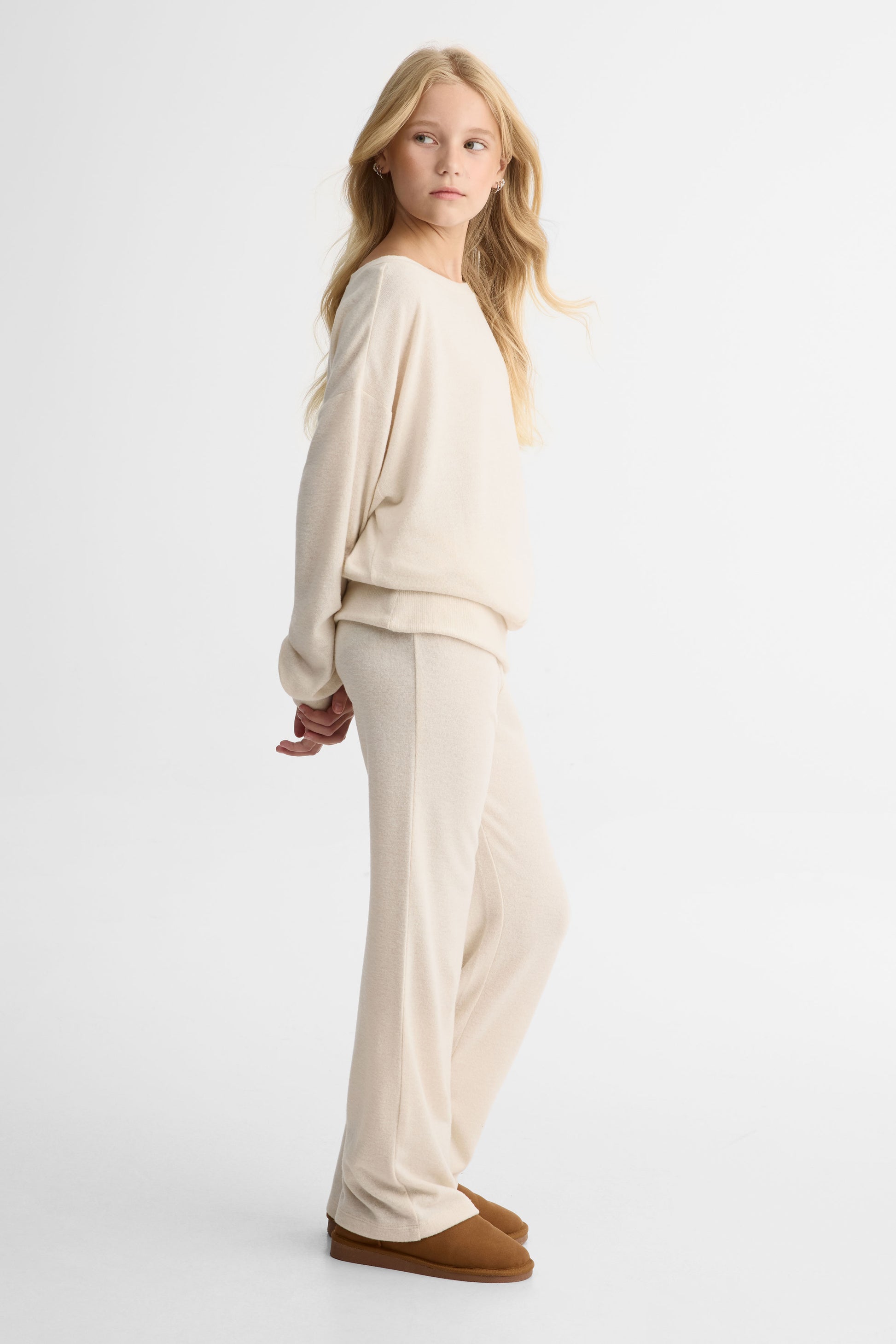 Pantalon Jogger Fille Wear With Love Gris Coton - Taille 11-12 Ans - Très Bon état