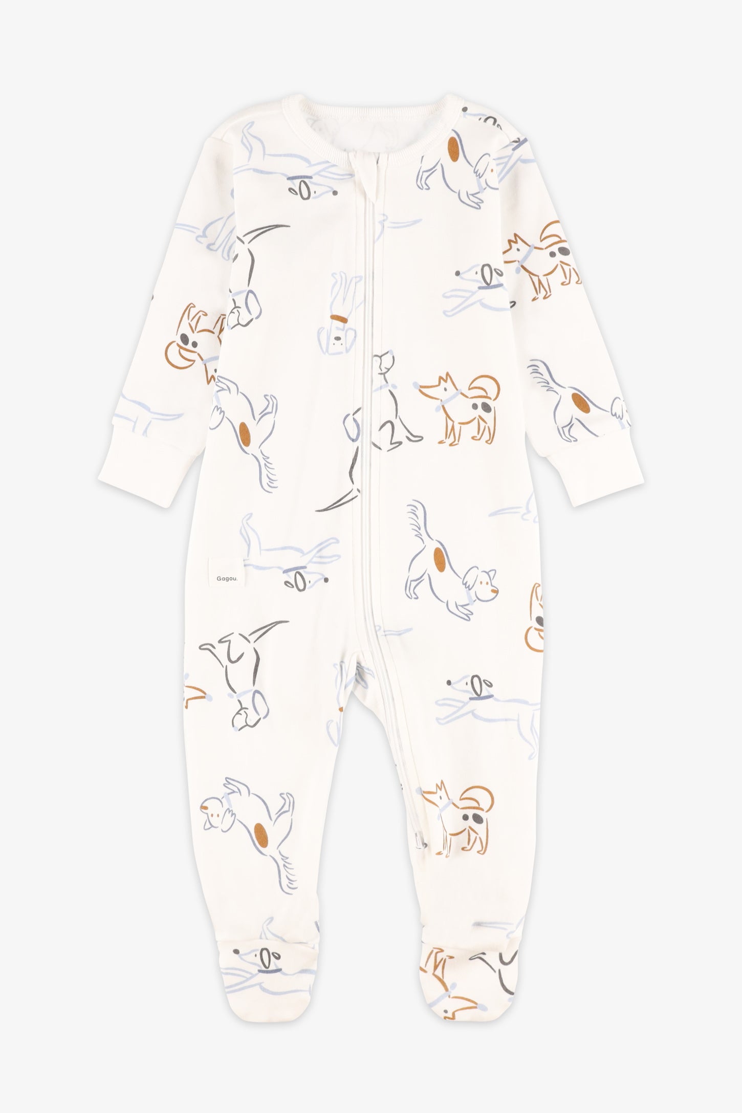Pyjama 1 pièce en coton - Bébé && BLANC MULTI