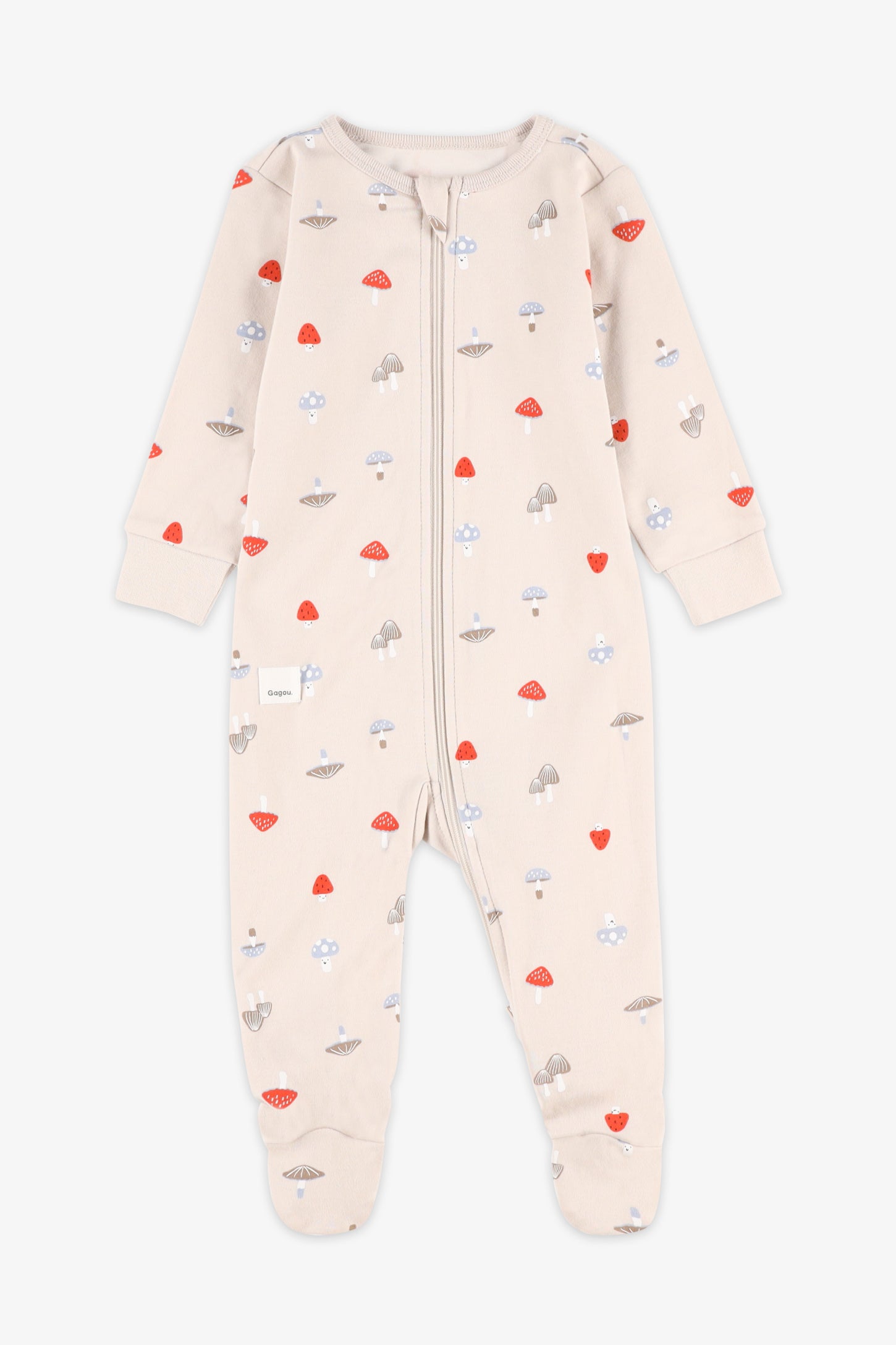 Pyjama 1 pièce en coton - Bébé && BEIGE/MULTI