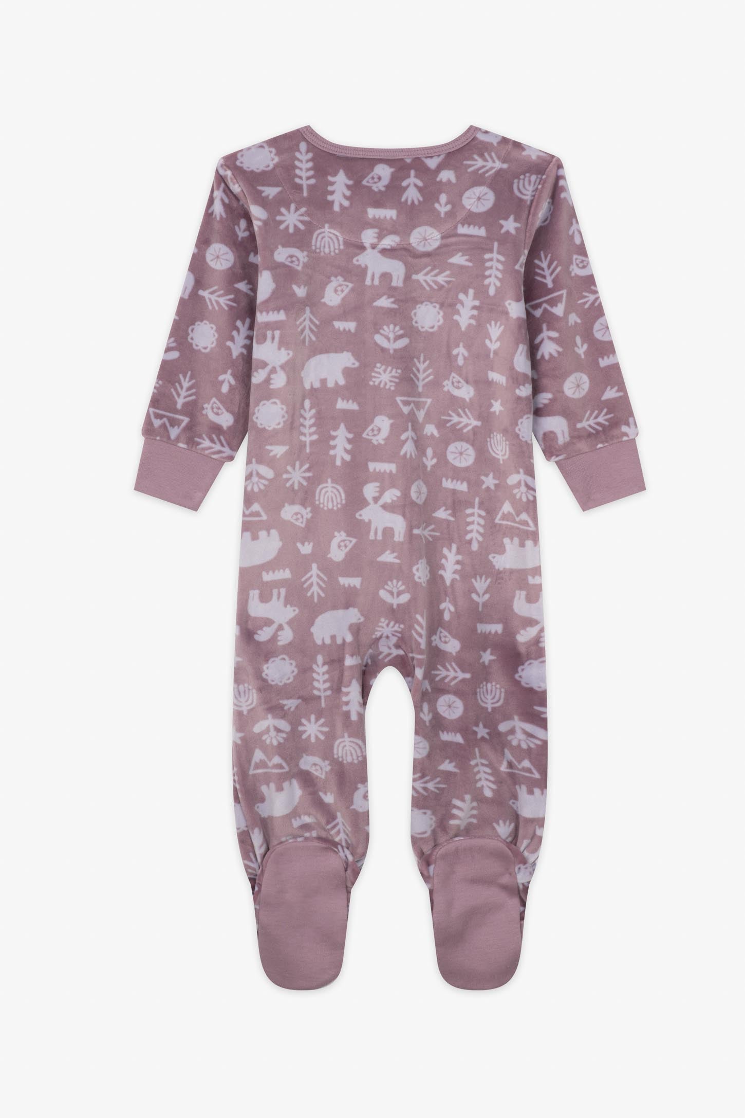 Pyjama 2 pièces en coton - Bébé && MAUVE