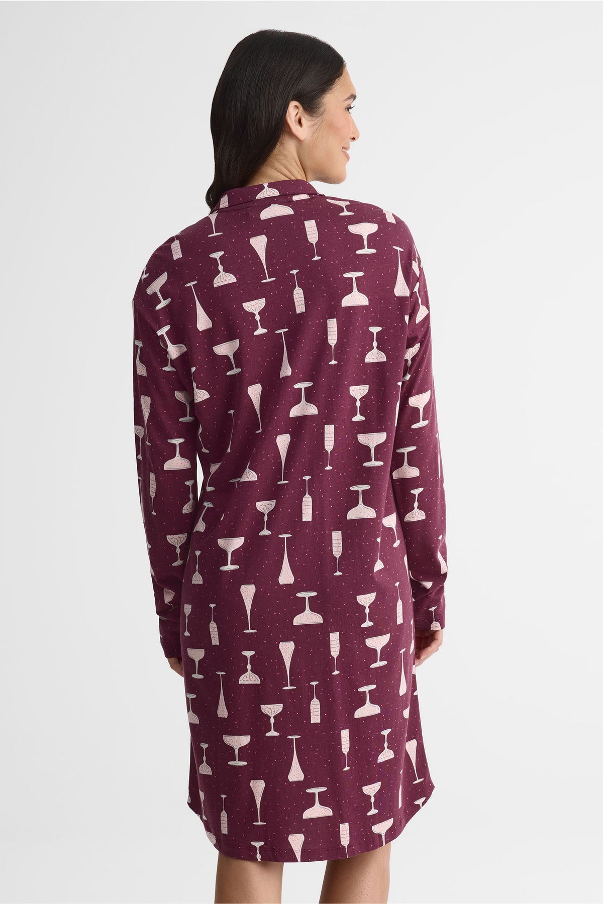Jaquette en jersey coton – Femme && BOURGOGNE MULTI