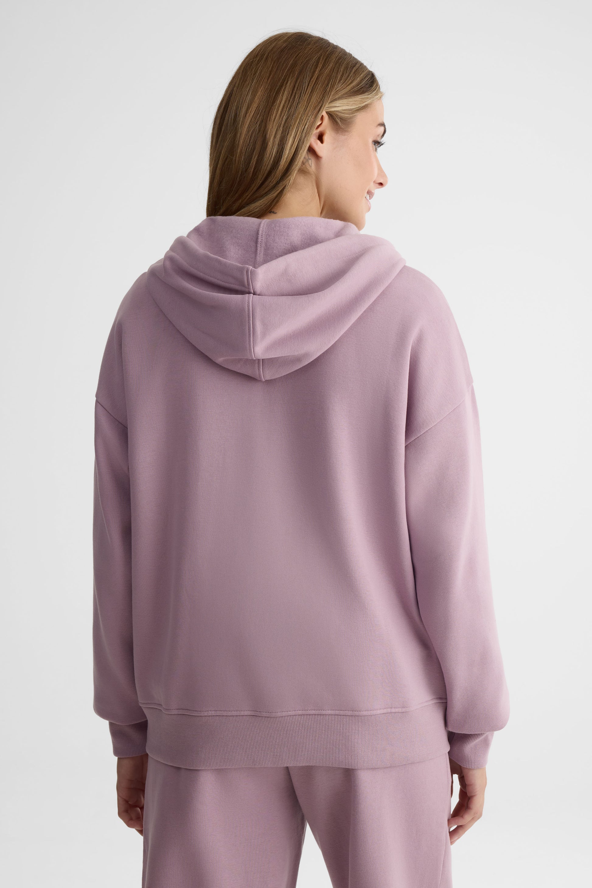 Veste ouatée à capuchon – Femme && MAUVE