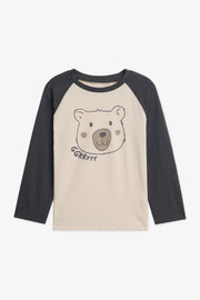 Chandail M/longues uni avec imprimé - Bébé garçon 2/15$ && BEIGE