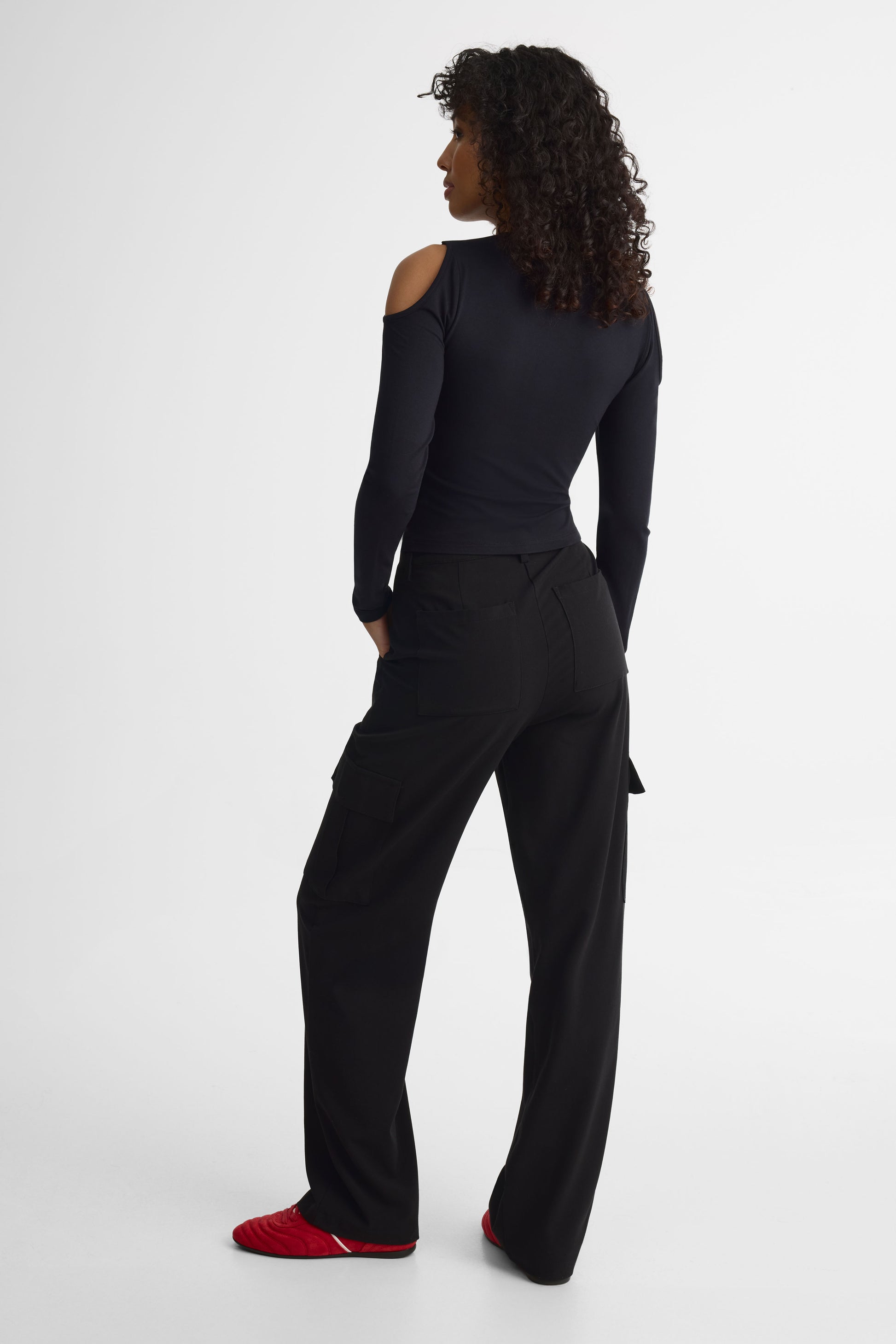 Chandail M/longues col rond – Jeune femme && NOIR