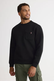 Chandail ouaté col rond - Homme && NOIR