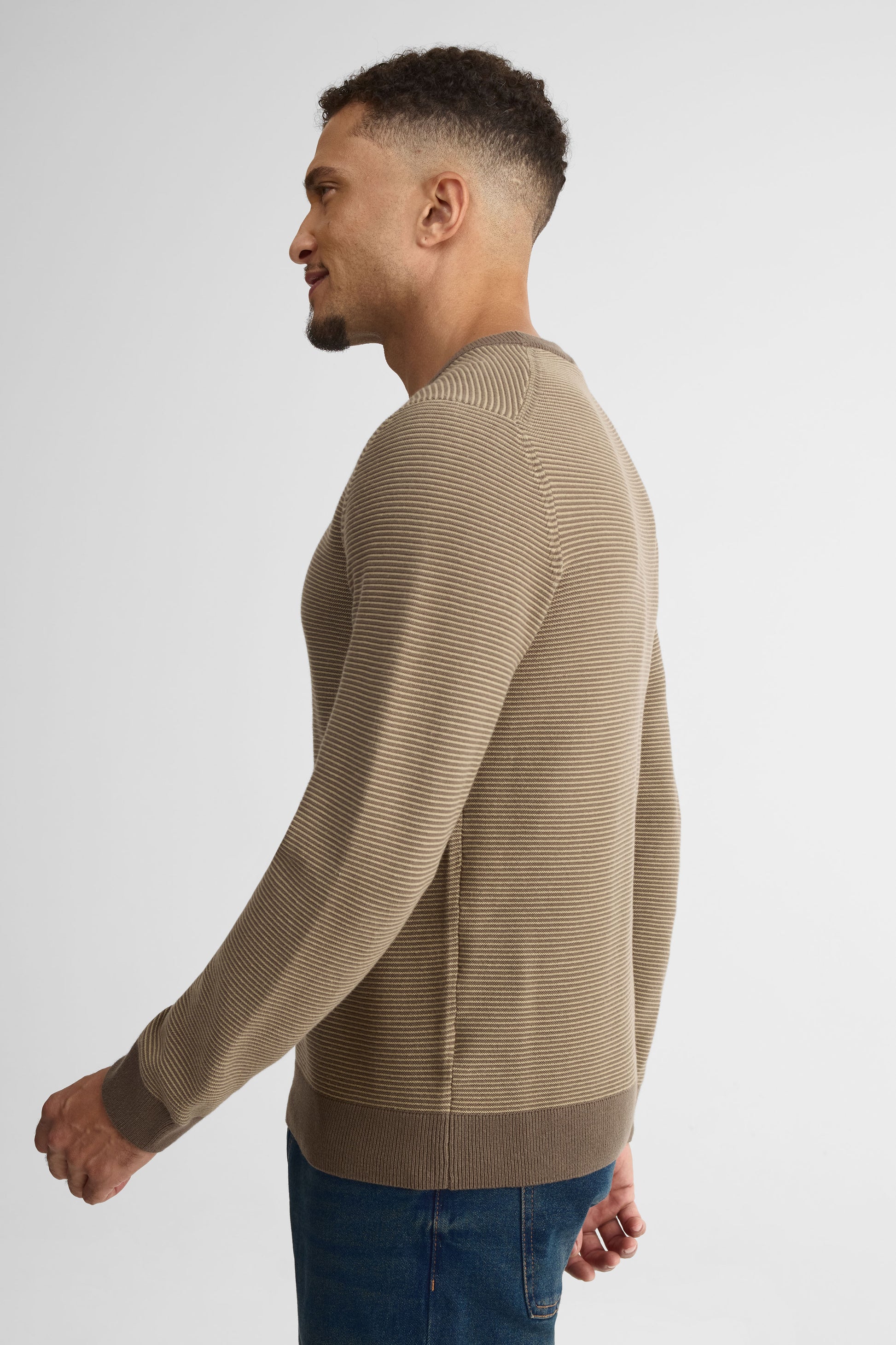 Chandail tricot – Homme && BRUN