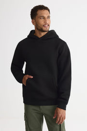 Chandail ouaté à capuchon – Homme && NOIR