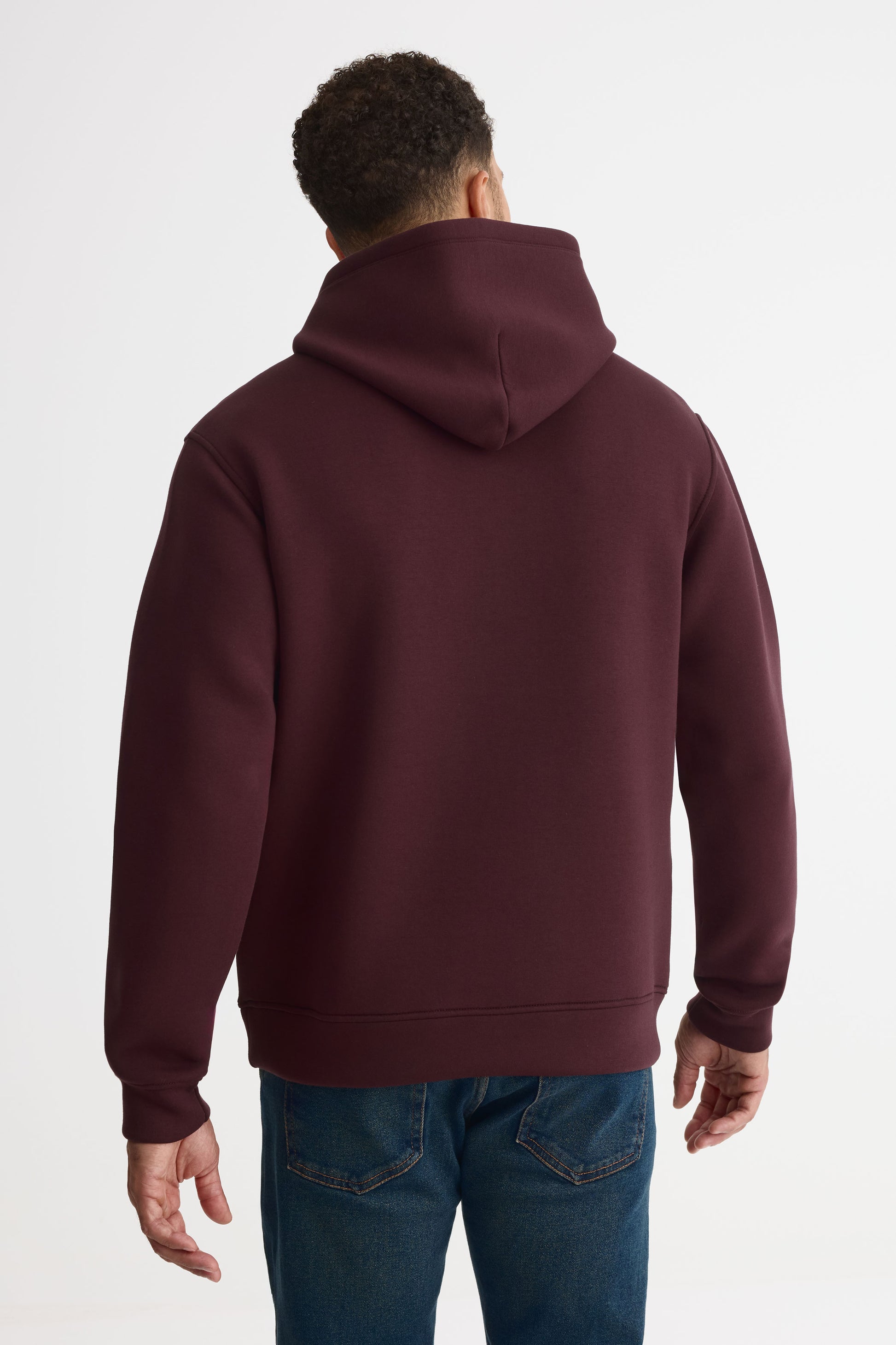 Chandail ouaté à capuchon – Homme && BRUN