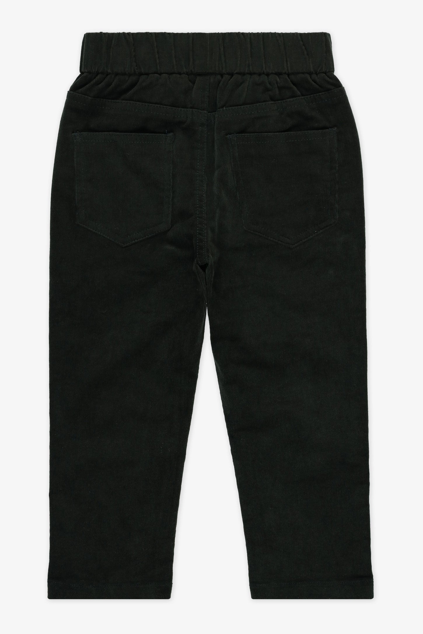 Pantalon 5 poches en velours côtelé - Bébé garçon && VERT