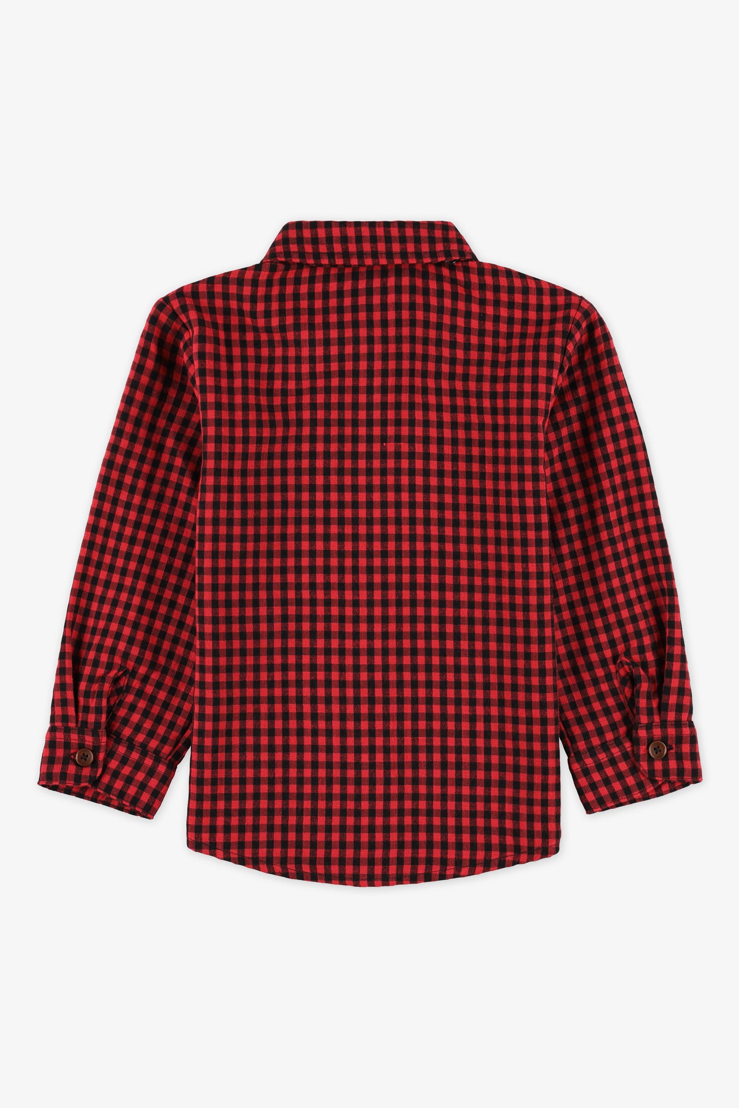 Ensemble 2 pièces, chemise à carreaux - Bébé garçon && ROUGE/MULTI